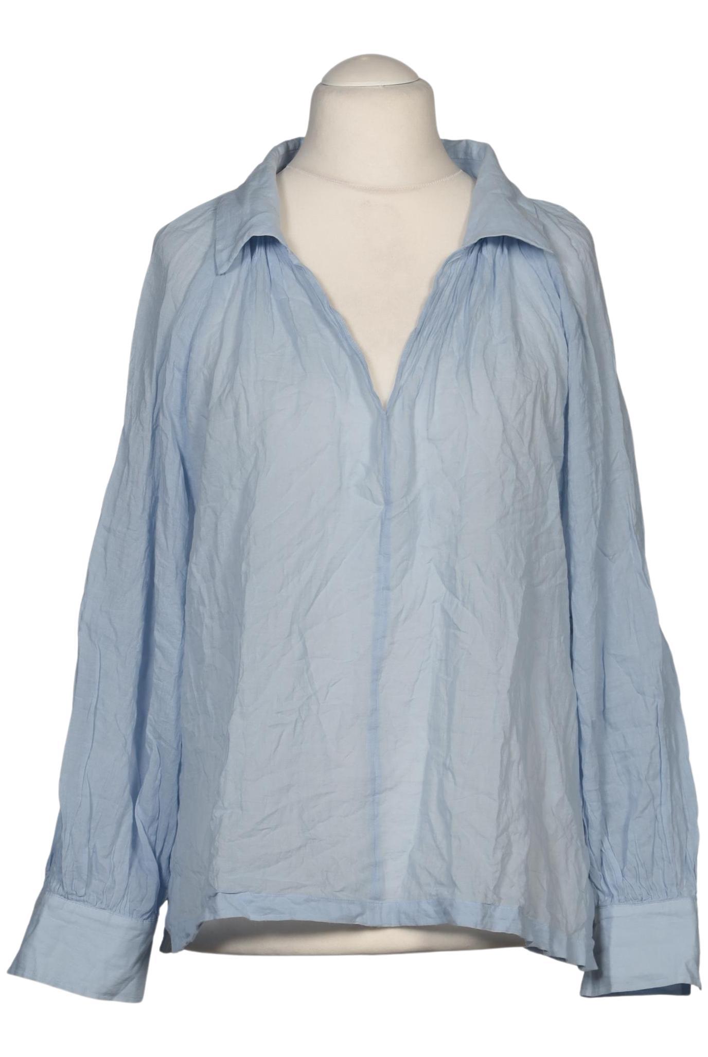 

Massimo Dutti Damen Bluse, hellblau, Gr. 42