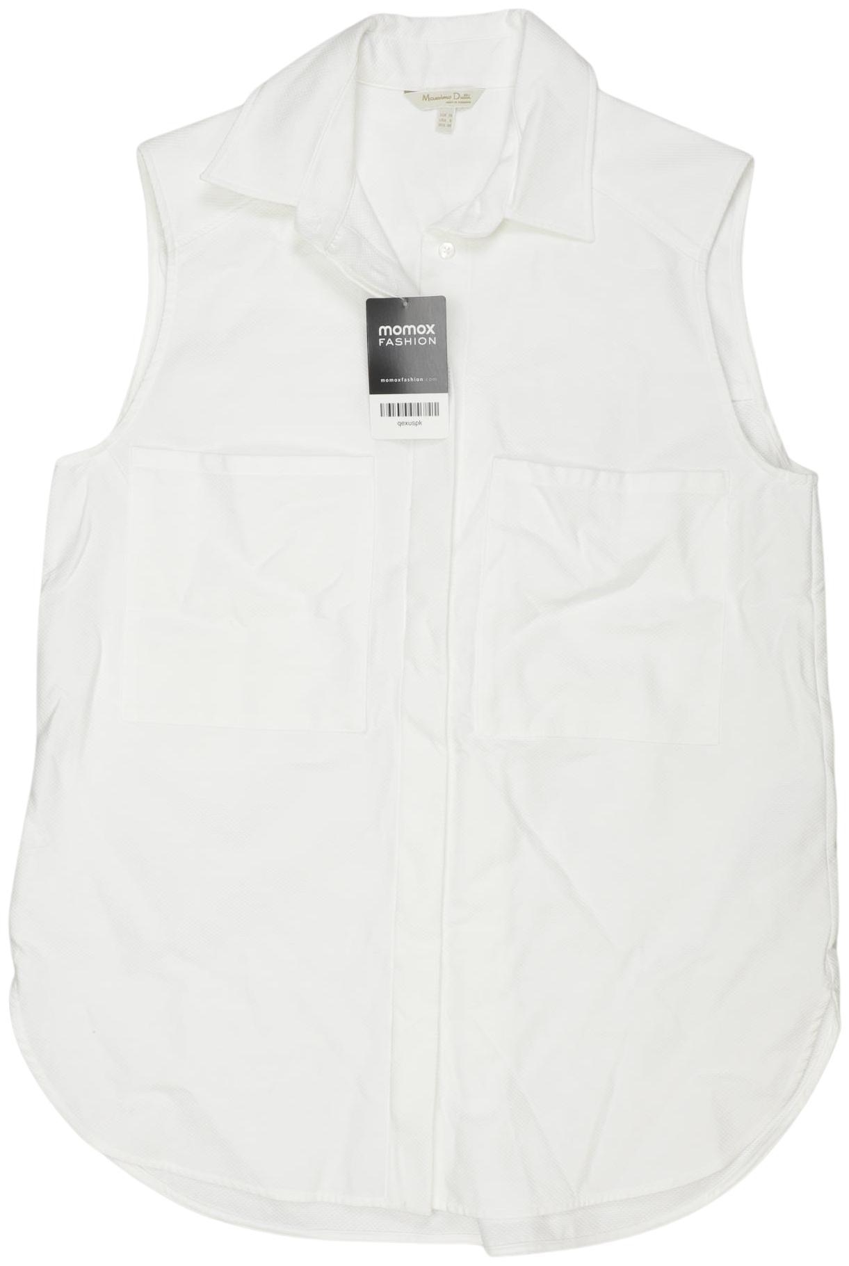 

Massimo Dutti Damen Bluse, cremeweiß, Gr. 38