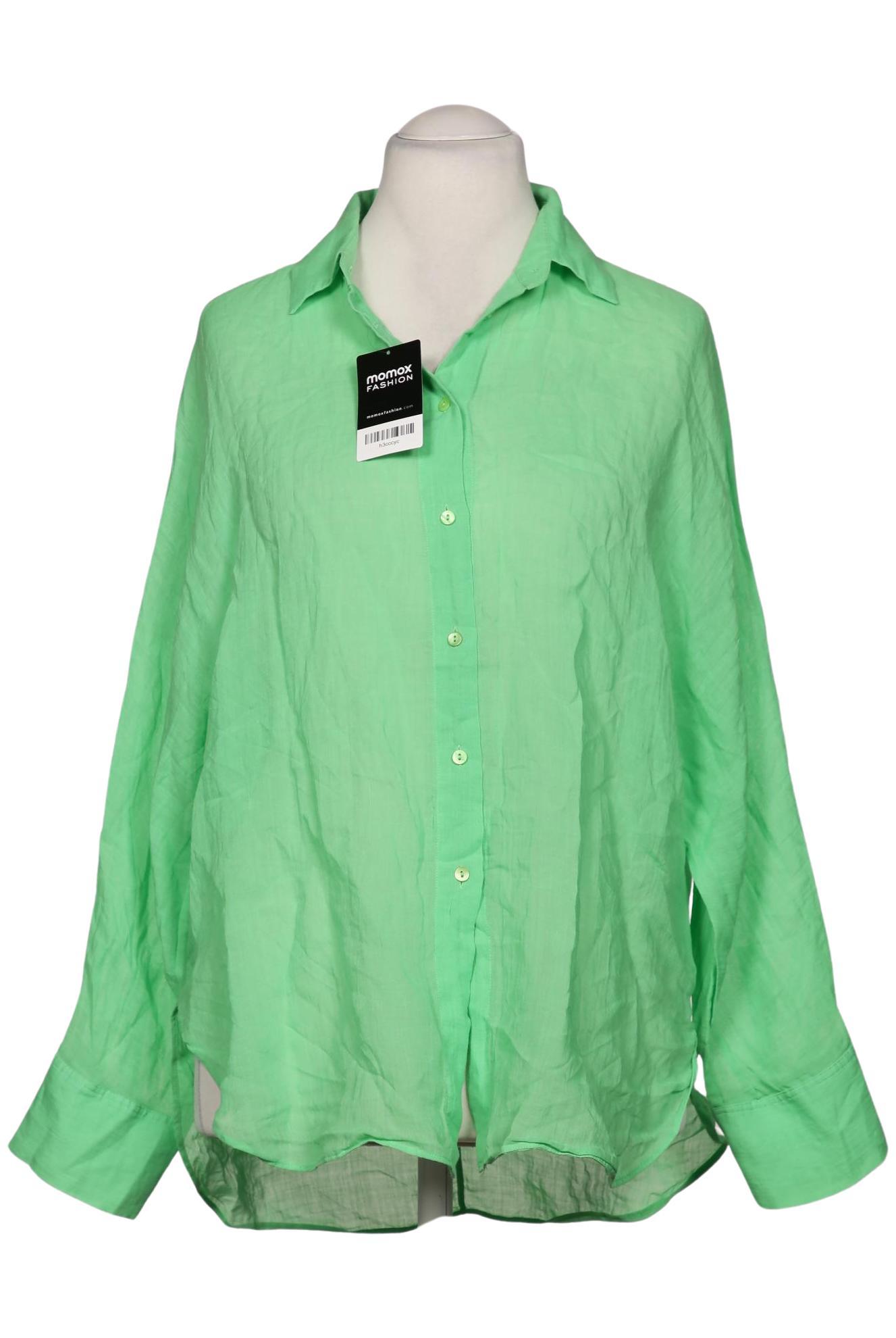 

Massimo Dutti Damen Bluse, hellgrün, Gr. 38