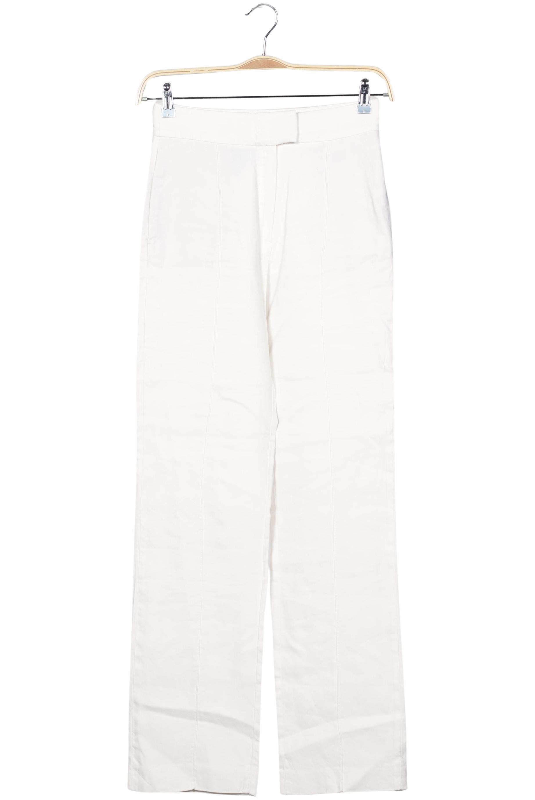 

Massimo Dutti Damen Stoffhose, weiß, Gr. 36