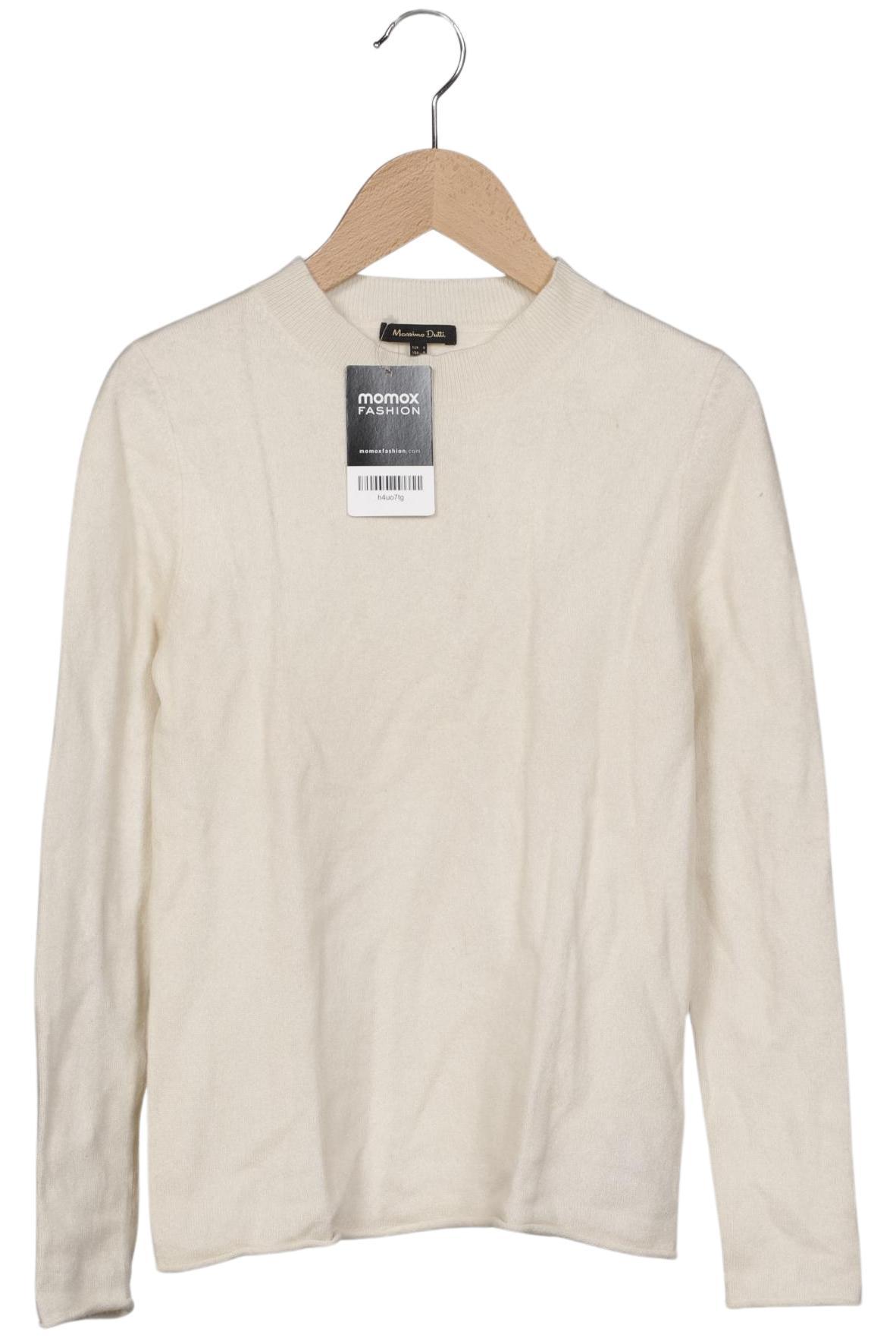 

Massimo Dutti Damen Pullover, cremeweiß, Gr. 36