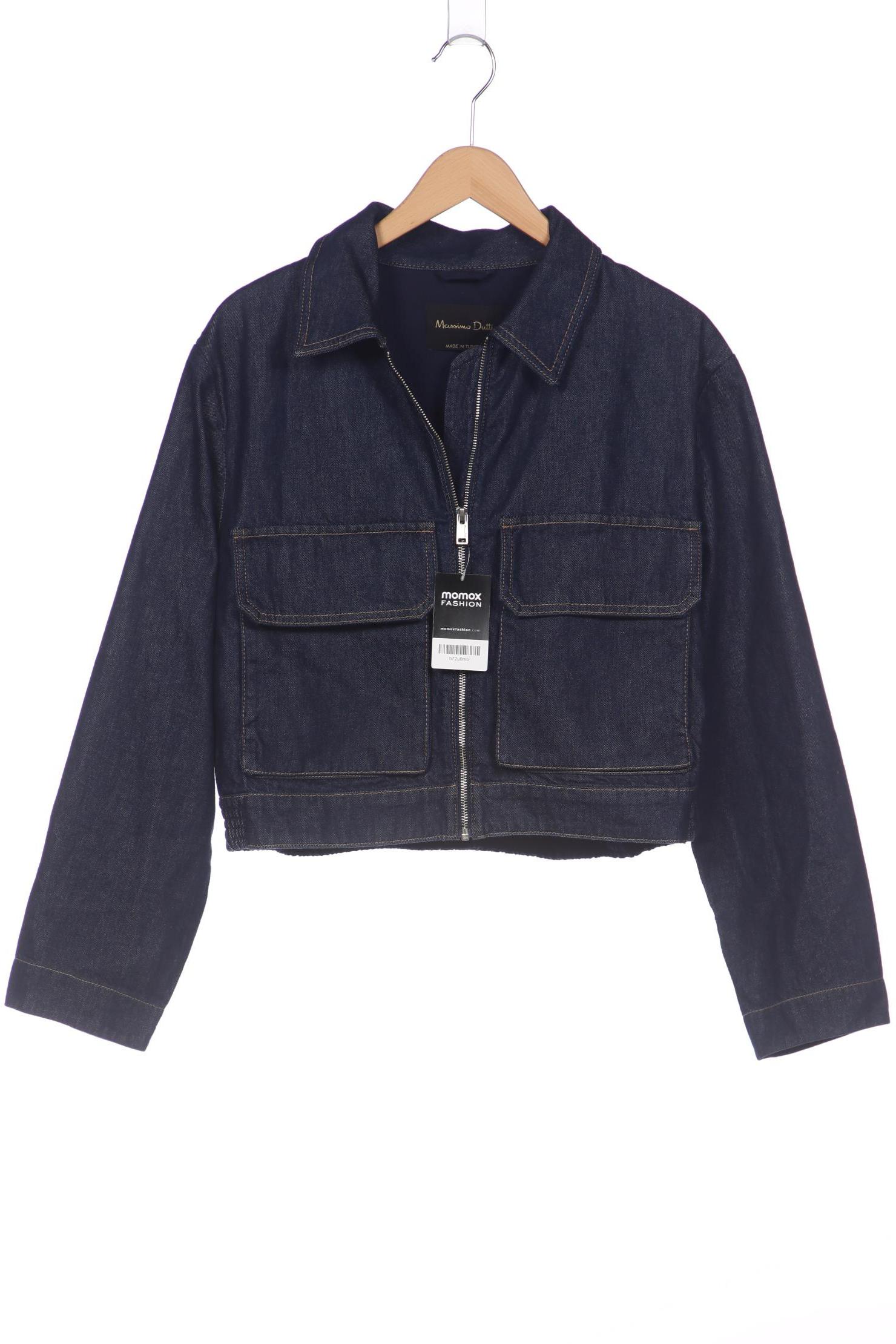 

Massimo Dutti Damen Jacke, marineblau, Gr. 42