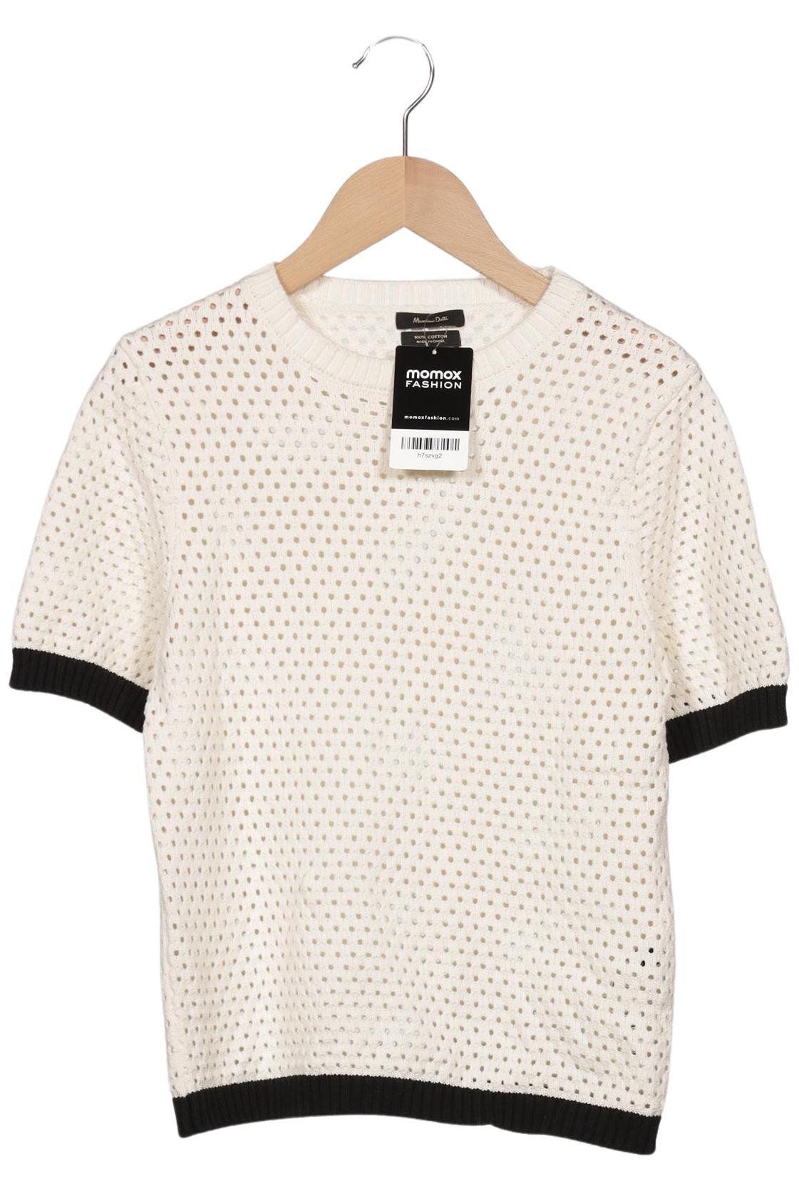 

Massimo Dutti Damen Pullover, cremeweiß, Gr. 36