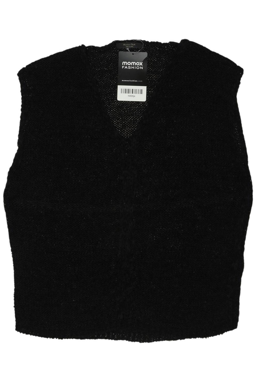

Massimo Dutti Damen Top, schwarz, Gr. 34