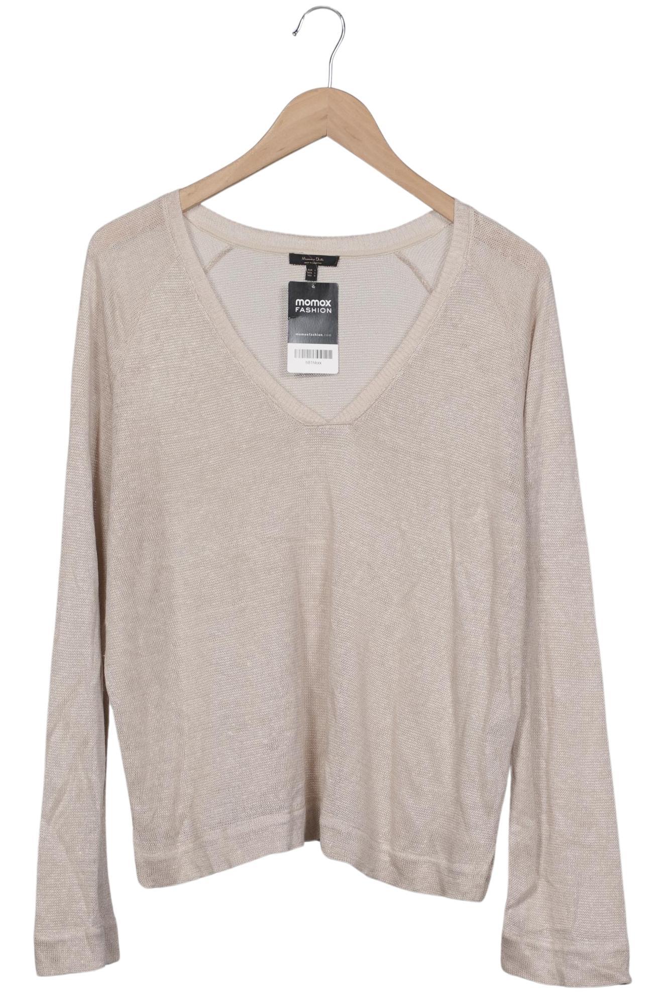 

Massimo Dutti Damen Pullover, beige, Gr. 42