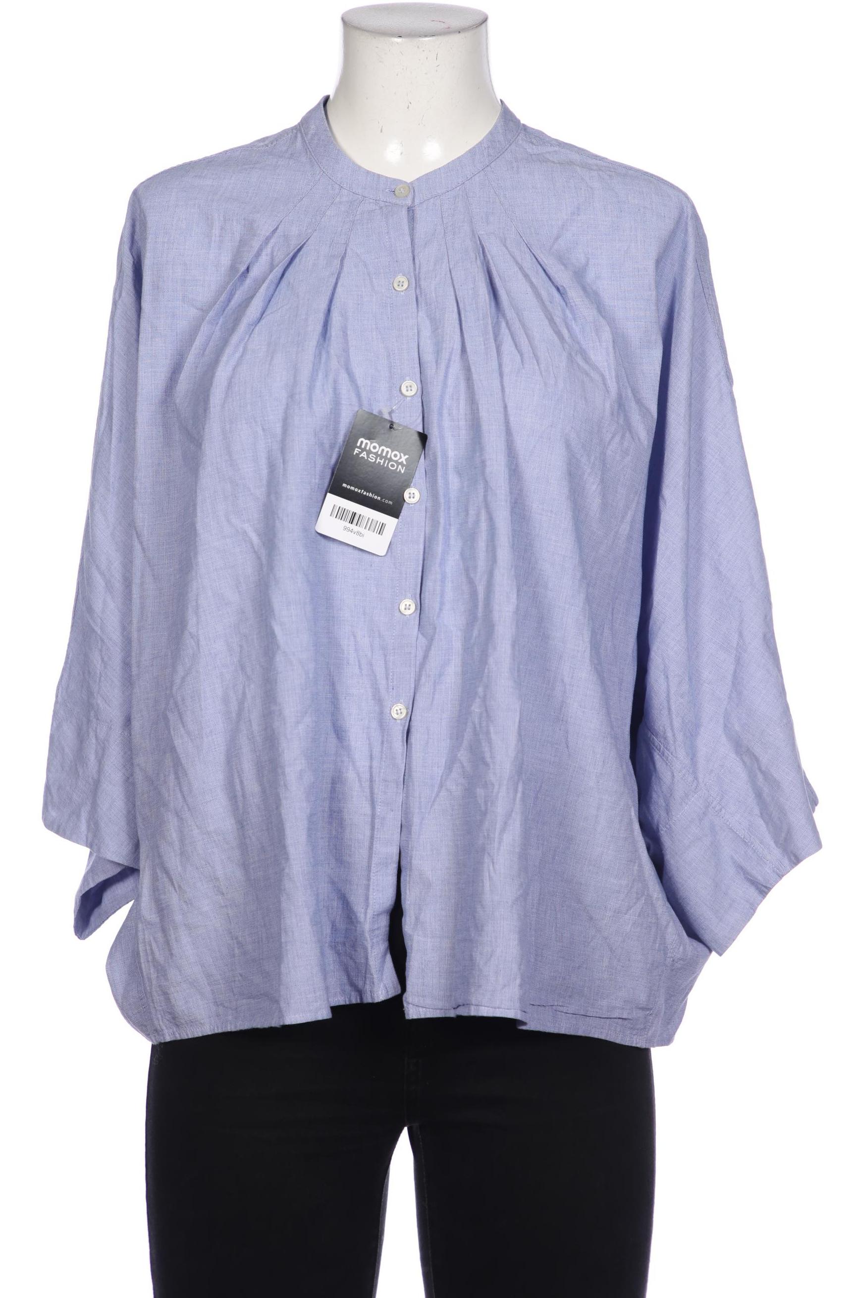

Massimo Dutti Damen Bluse, blau, Gr. 38
