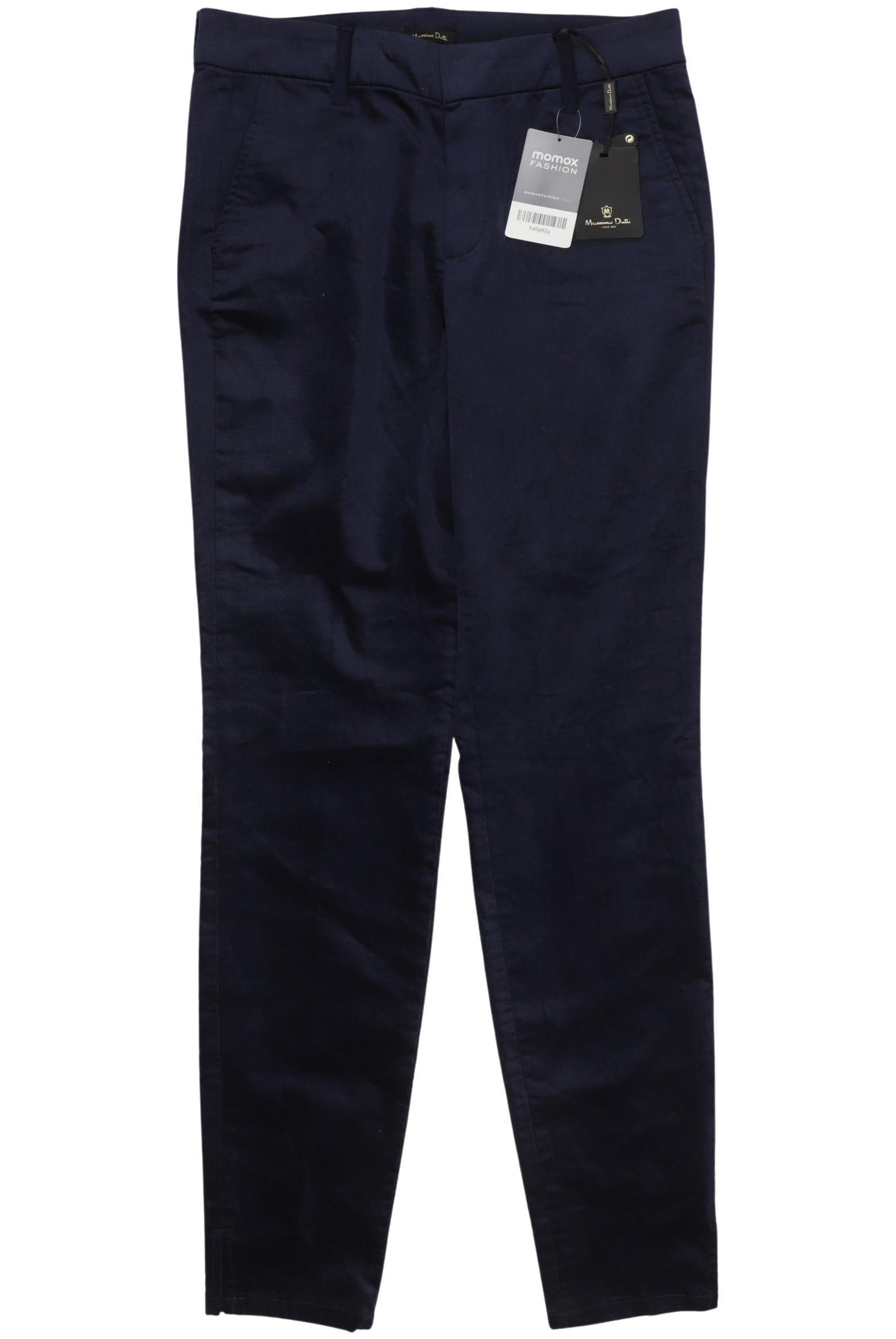 

Massimo Dutti Damen Stoffhose, marineblau, Gr. 36