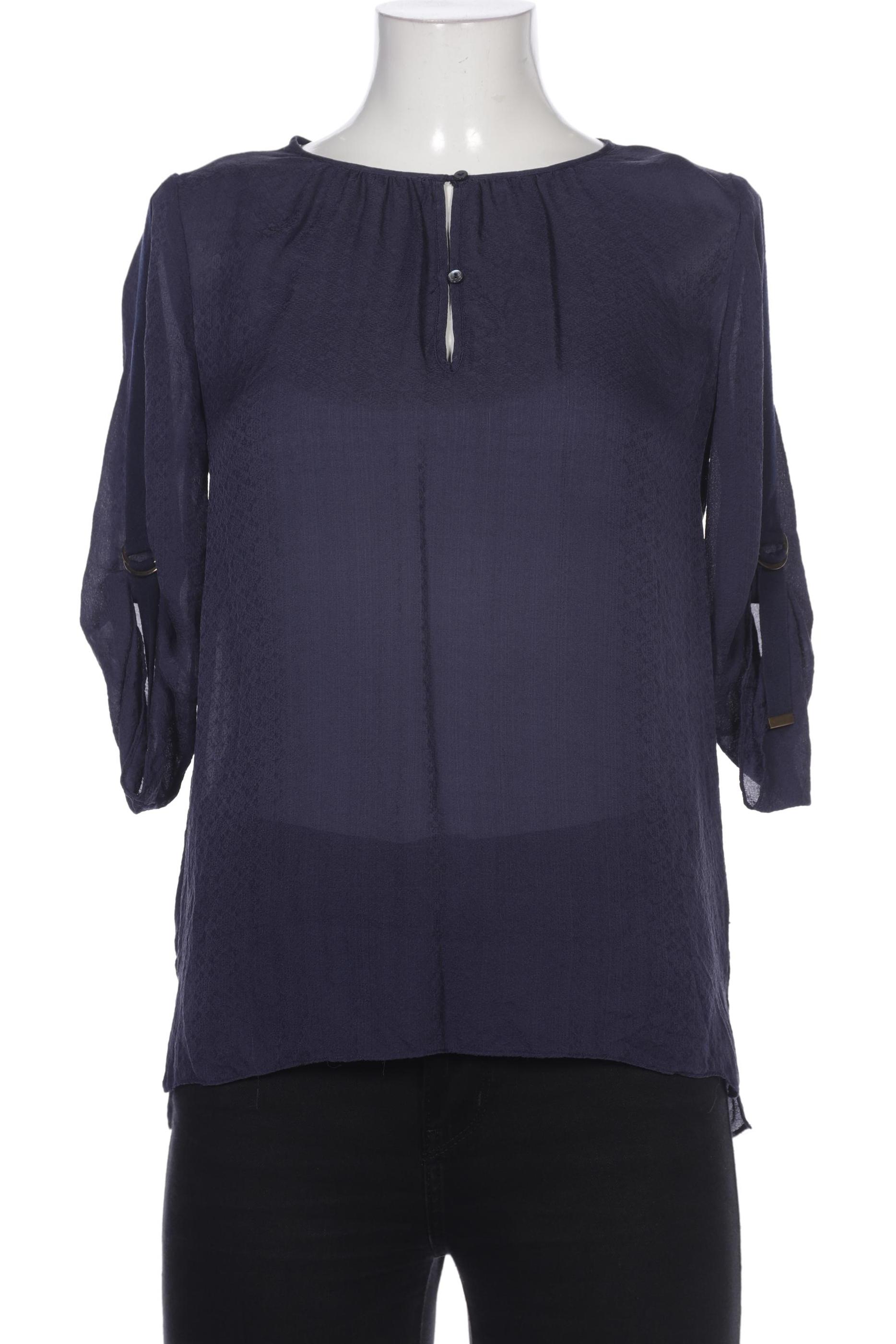 

Massimo Dutti Damen Bluse, marineblau, Gr. 38
