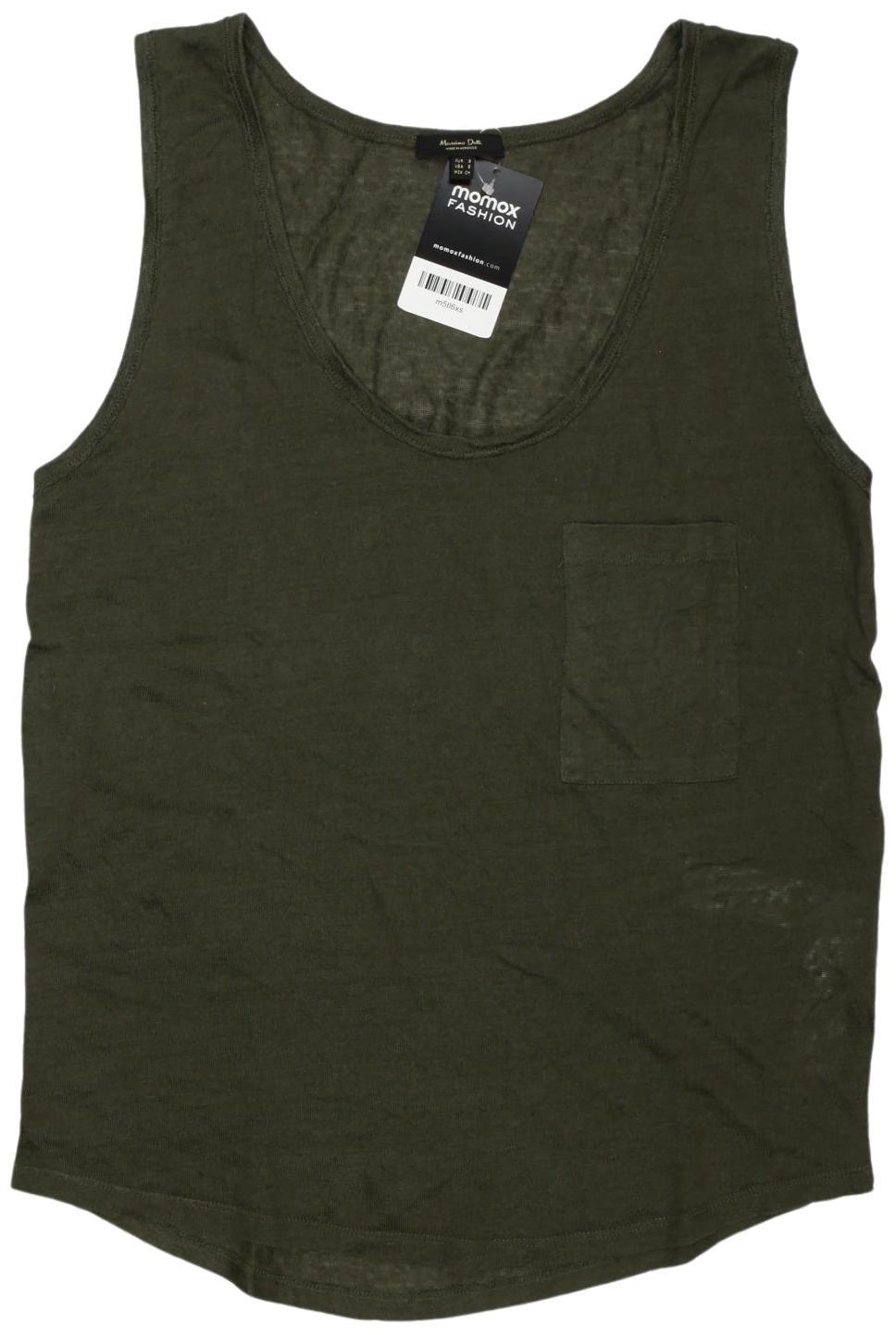 

Massimo Dutti Damen Top, grün, Gr. 36