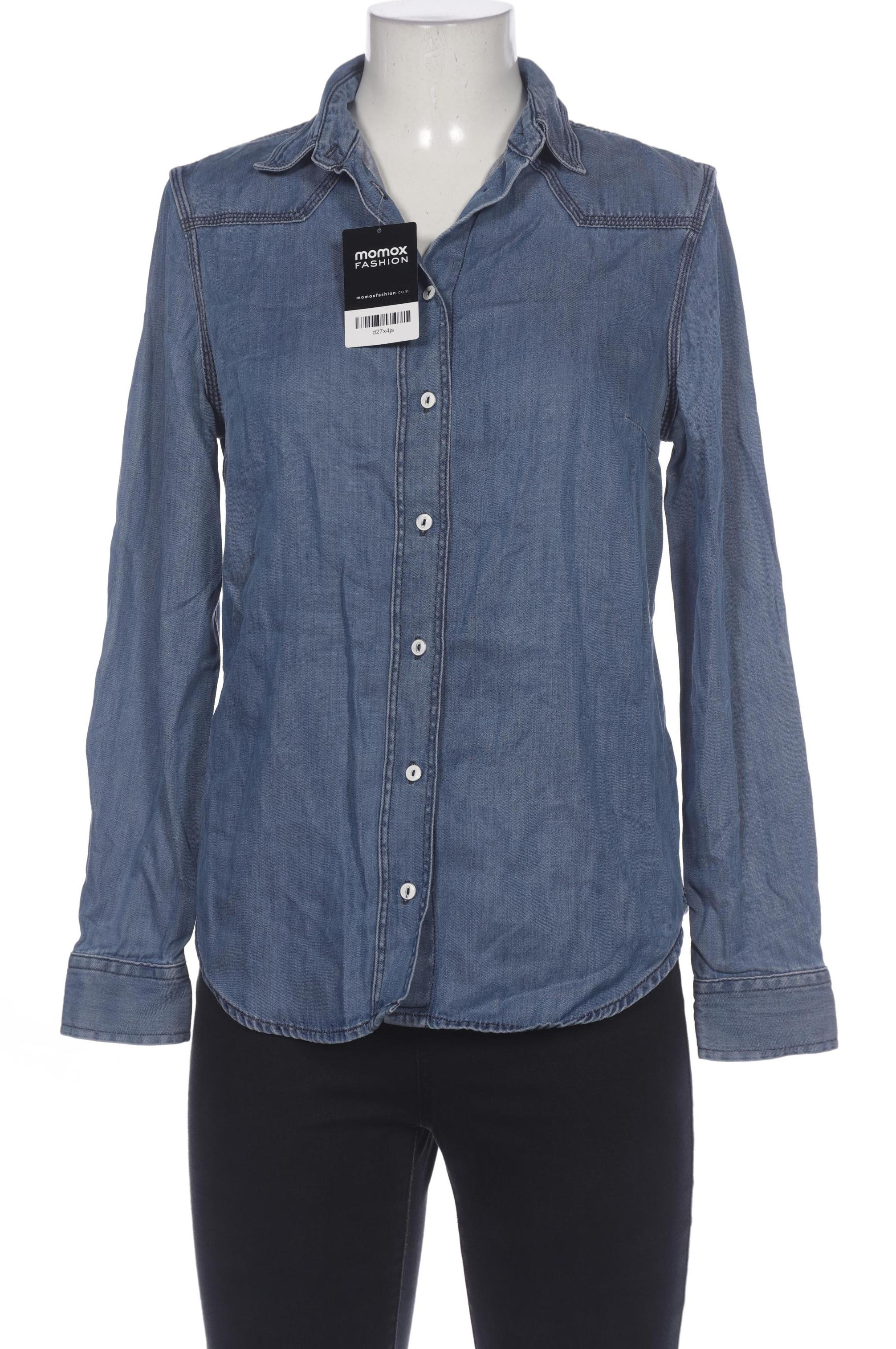 

Massimo Dutti Damen Bluse, blau, Gr. 40