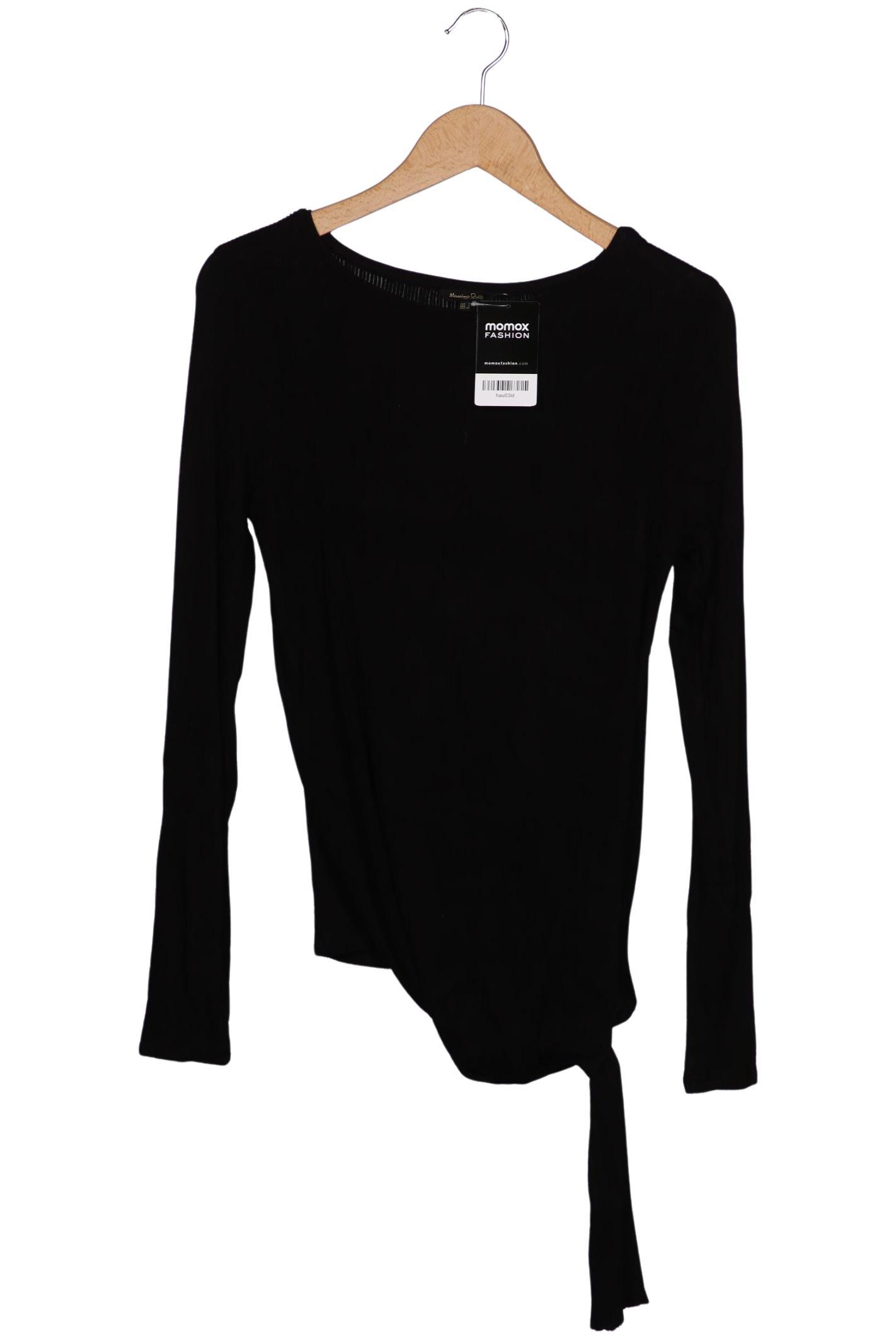 

Massimo Dutti Damen Langarmshirt, schwarz, Gr. 42