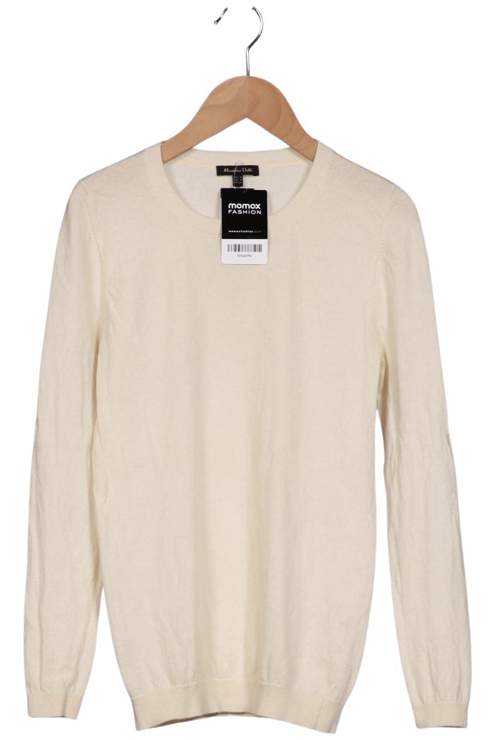 

Massimo Dutti Damen Pullover, cremeweiß, Gr. 38