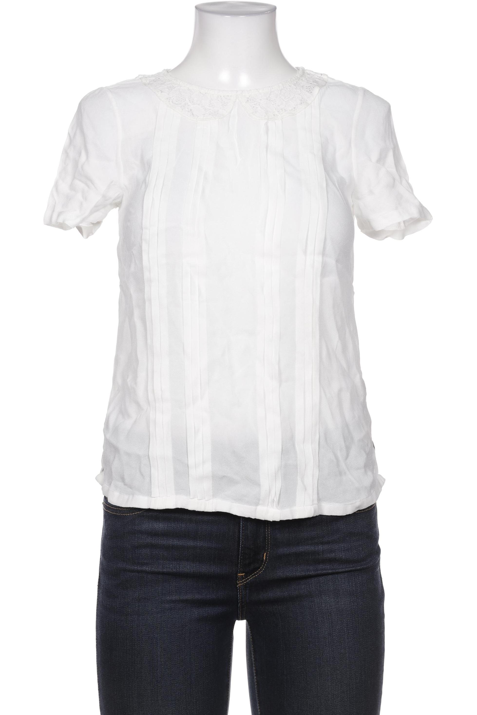 

Massimo Dutti Damen Bluse, weiß, Gr. 36