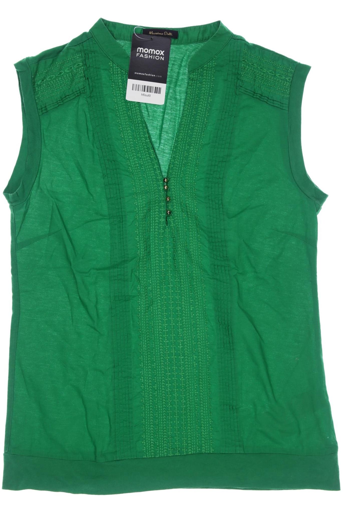 

Massimo Dutti Damen Top, grün, Gr. 36