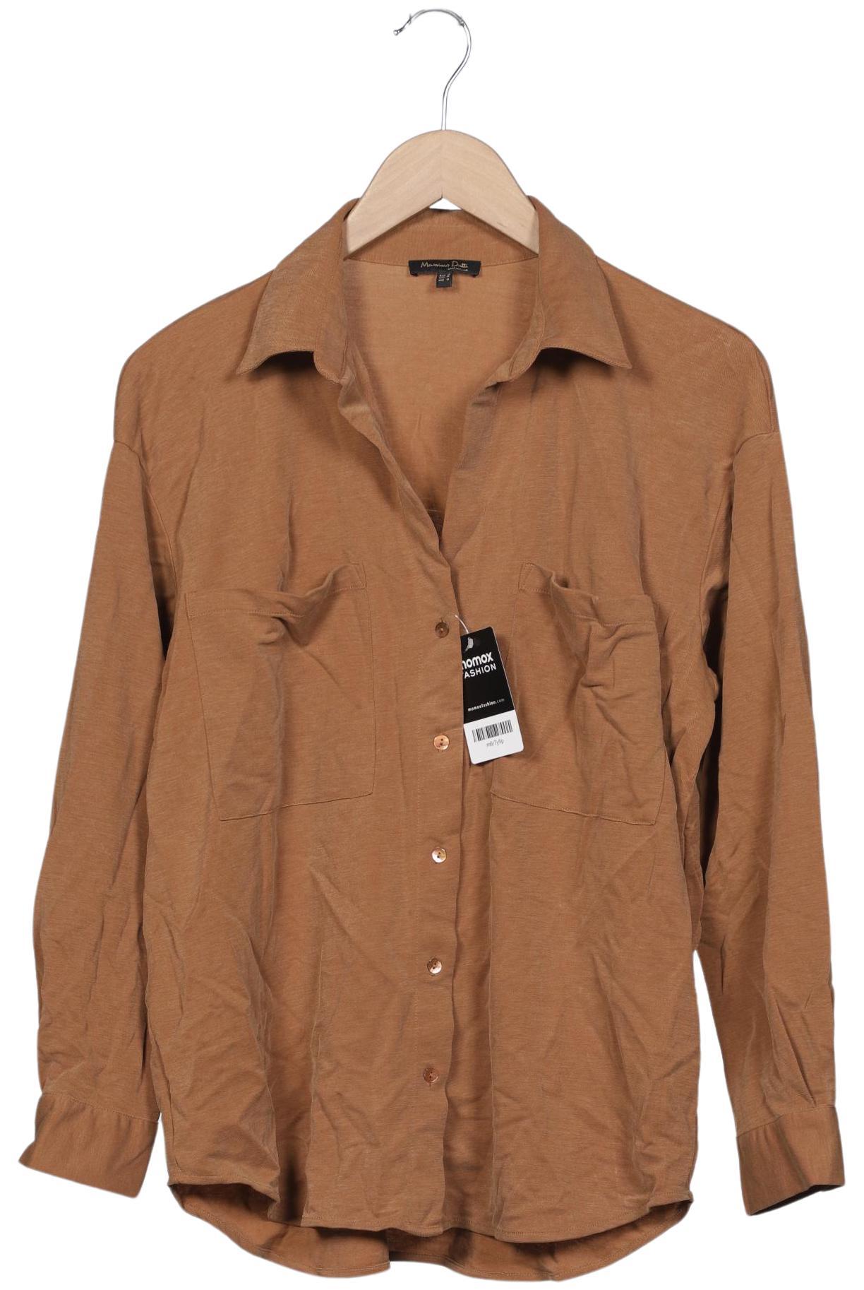

Massimo Dutti Damen Bluse, braun, Gr. 38