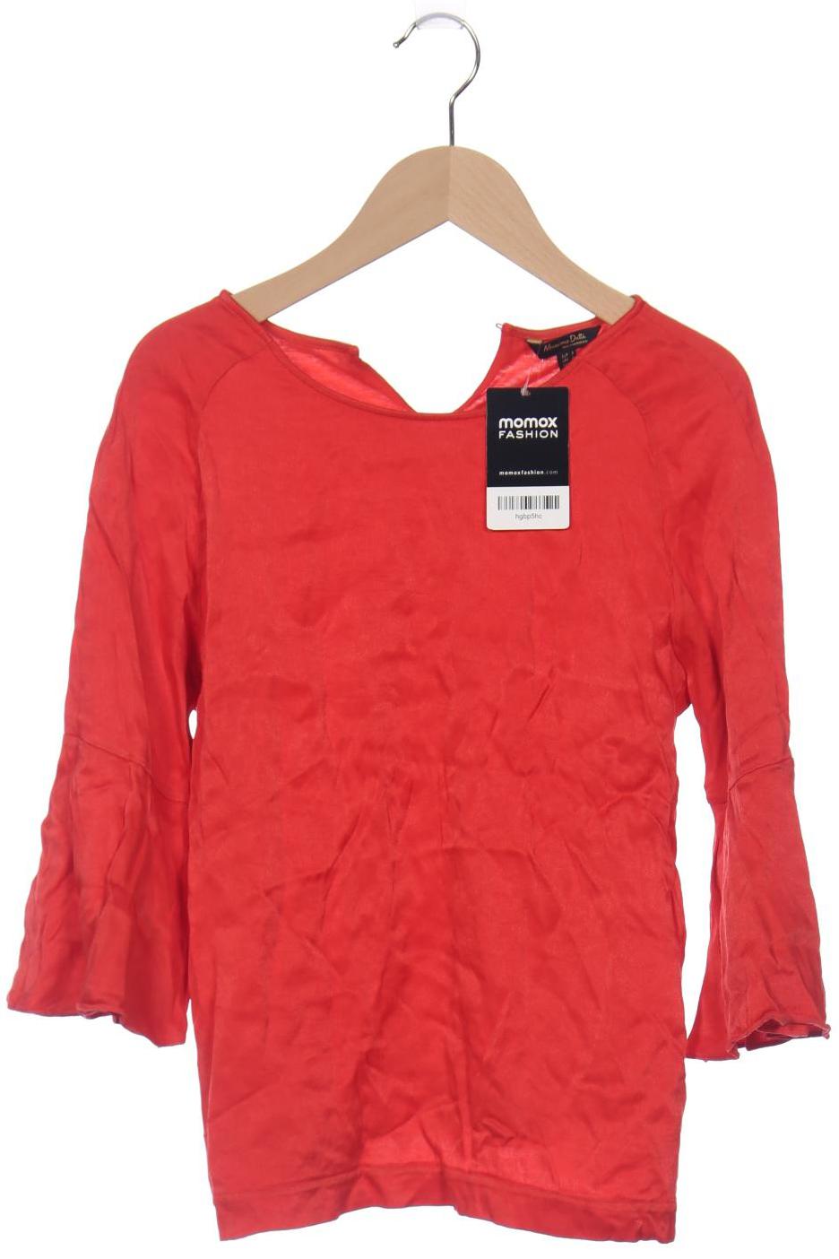 

Massimo Dutti Damen Langarmshirt, rot