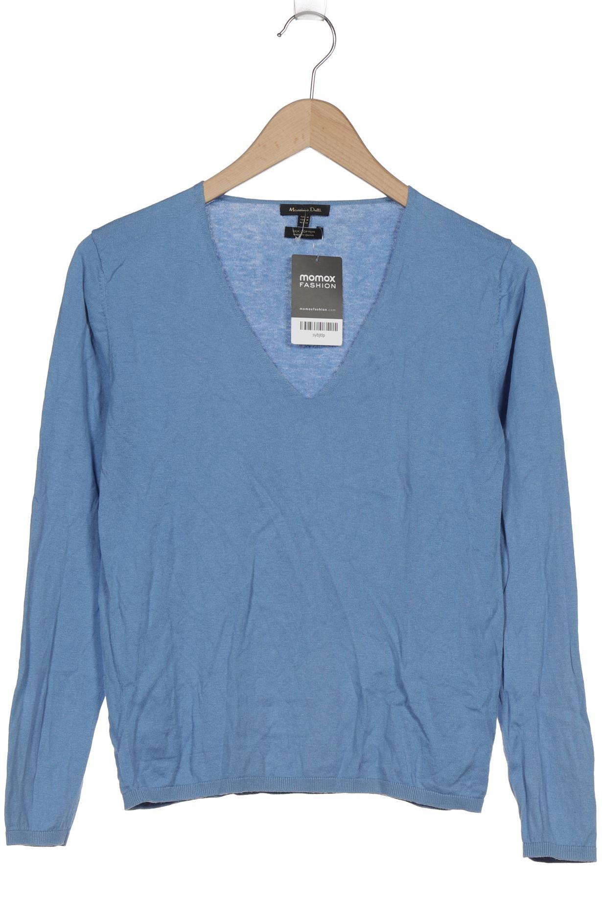 

Massimo Dutti Damen Pullover, blau, Gr. 38