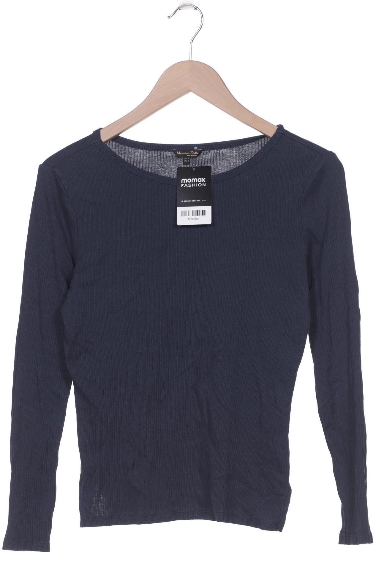 

Massimo Dutti Damen Langarmshirt, marineblau