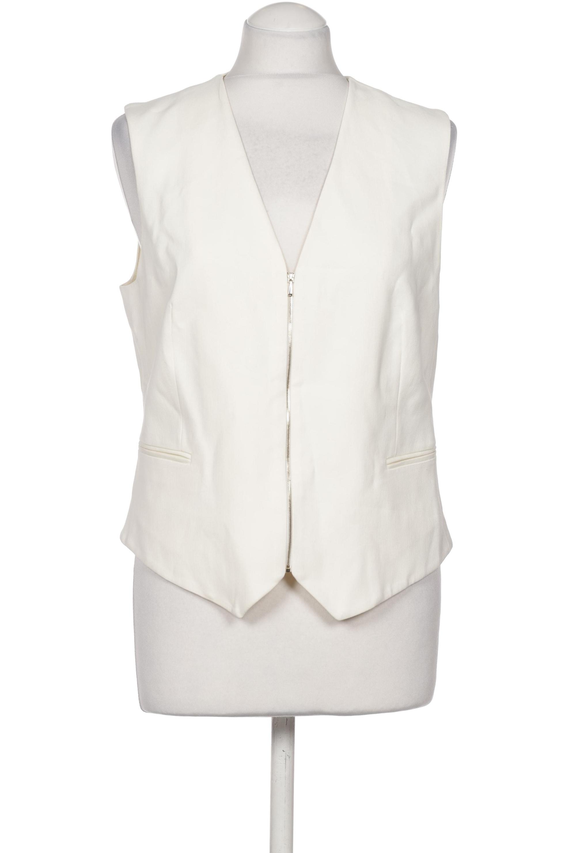 

Massimo Dutti Damen Weste, cremeweiß, Gr. 38