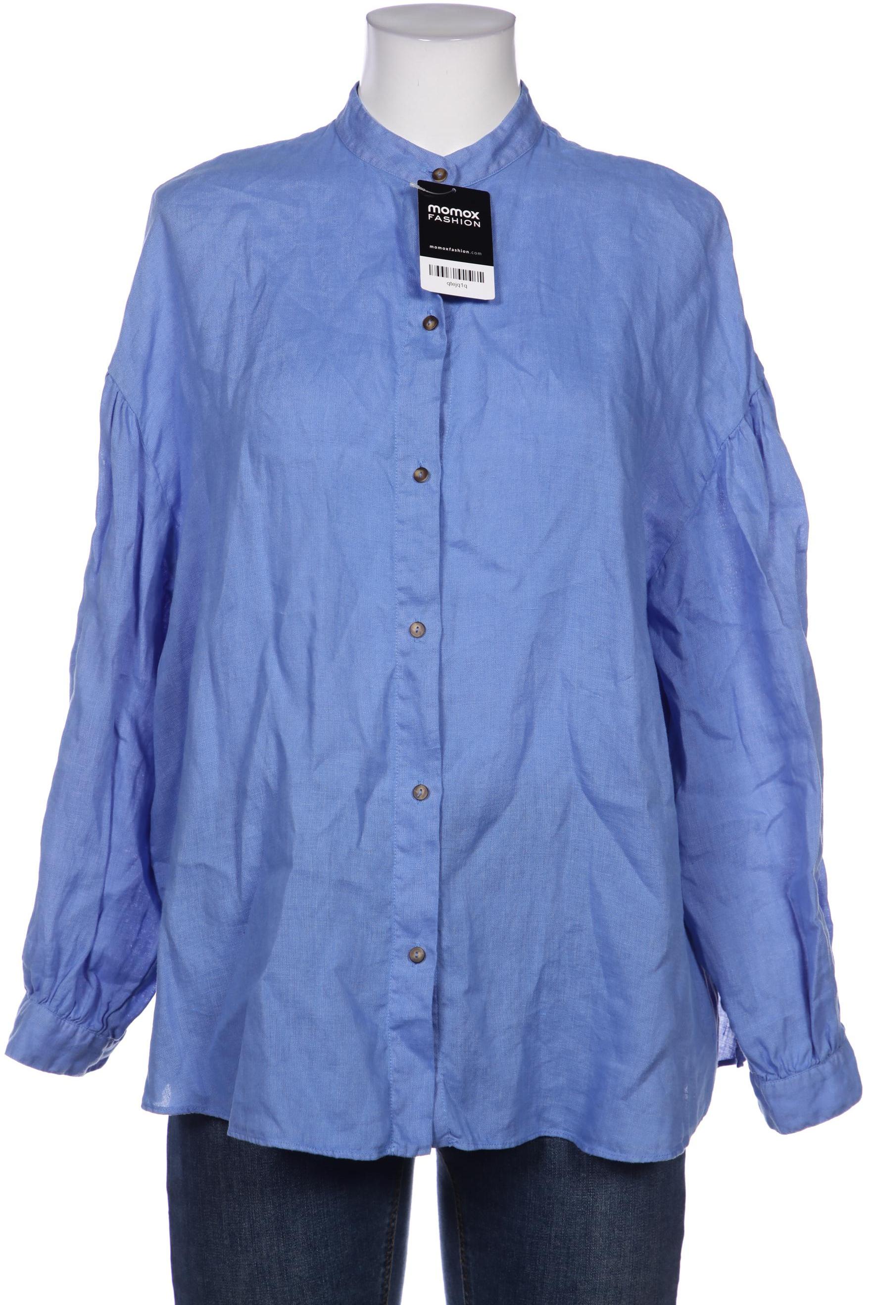 

Massimo Dutti Damen Bluse, blau, Gr. 36