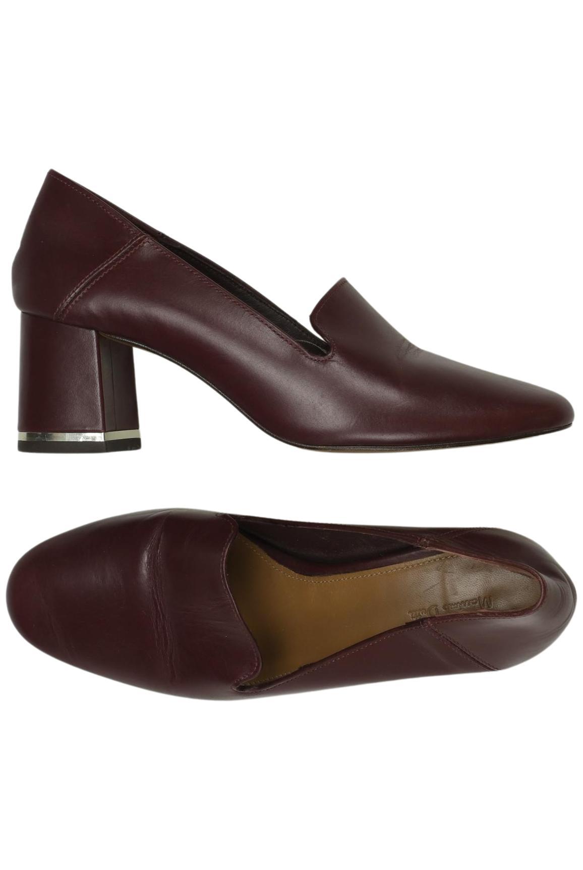 

Massimo Dutti Damen Pumps, bordeaux, Gr. 36