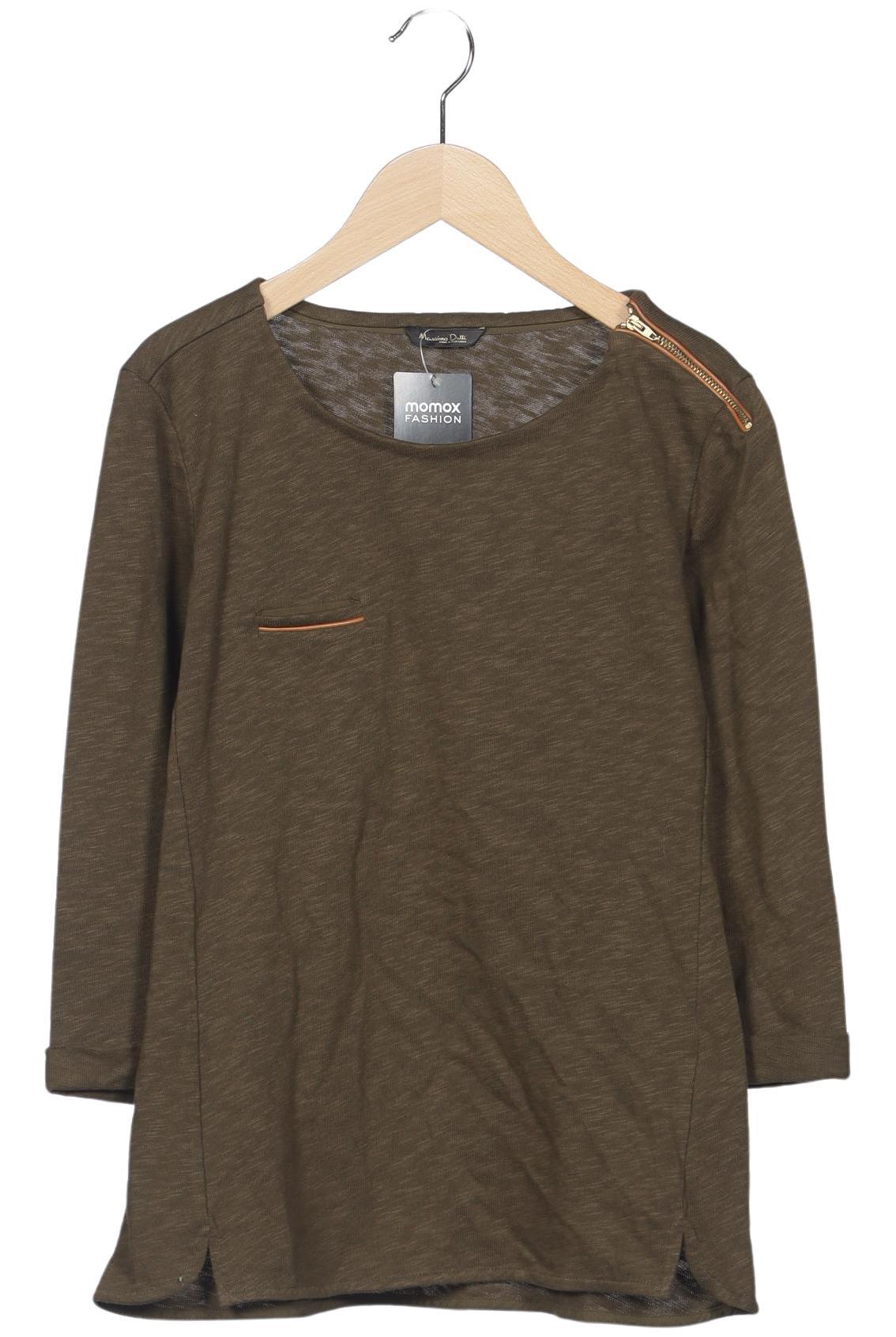 

Massimo Dutti Damen Langarmshirt, grün, Gr. 38