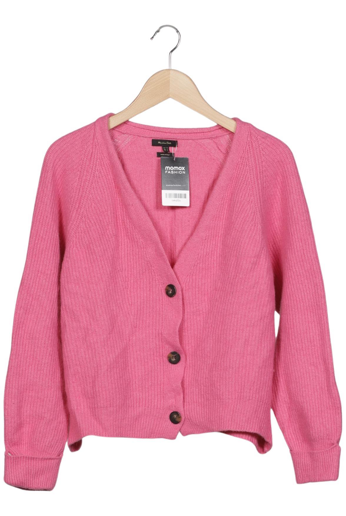

Massimo Dutti Damen Strickjacke, pink, Gr. 38