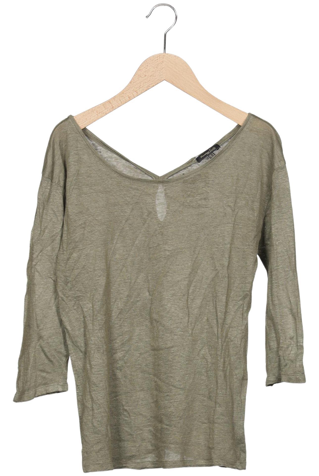 

Massimo Dutti Damen T-Shirt, grün, Gr. 38