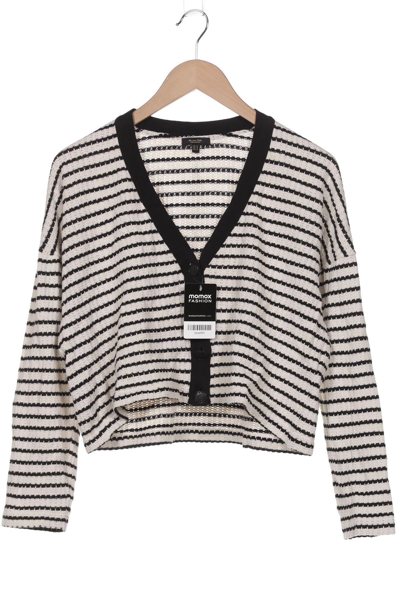 

Massimo Dutti Damen Strickjacke, cremeweiß, Gr. 38