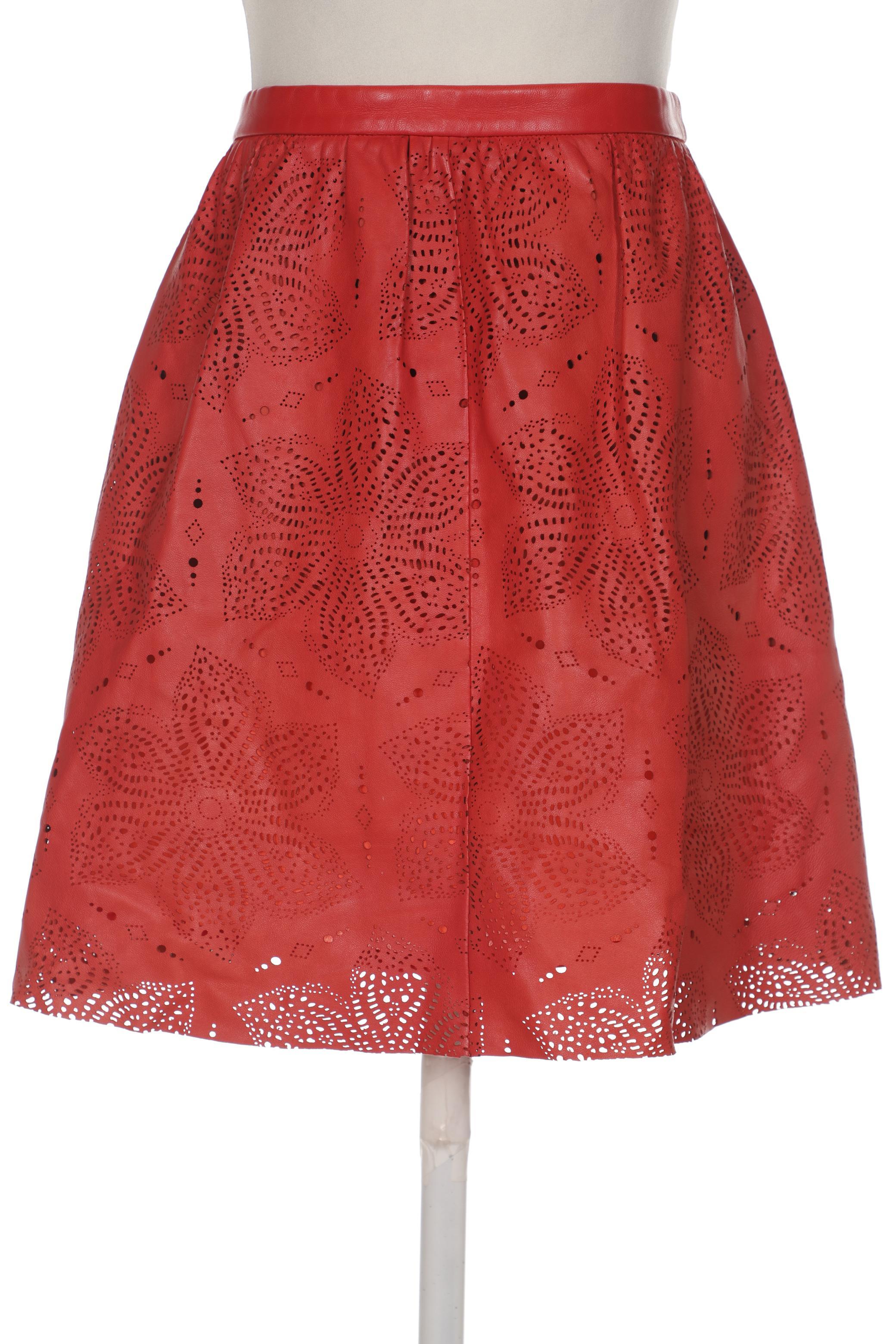 

Massimo Dutti Damen Rock, rot, Gr. 36