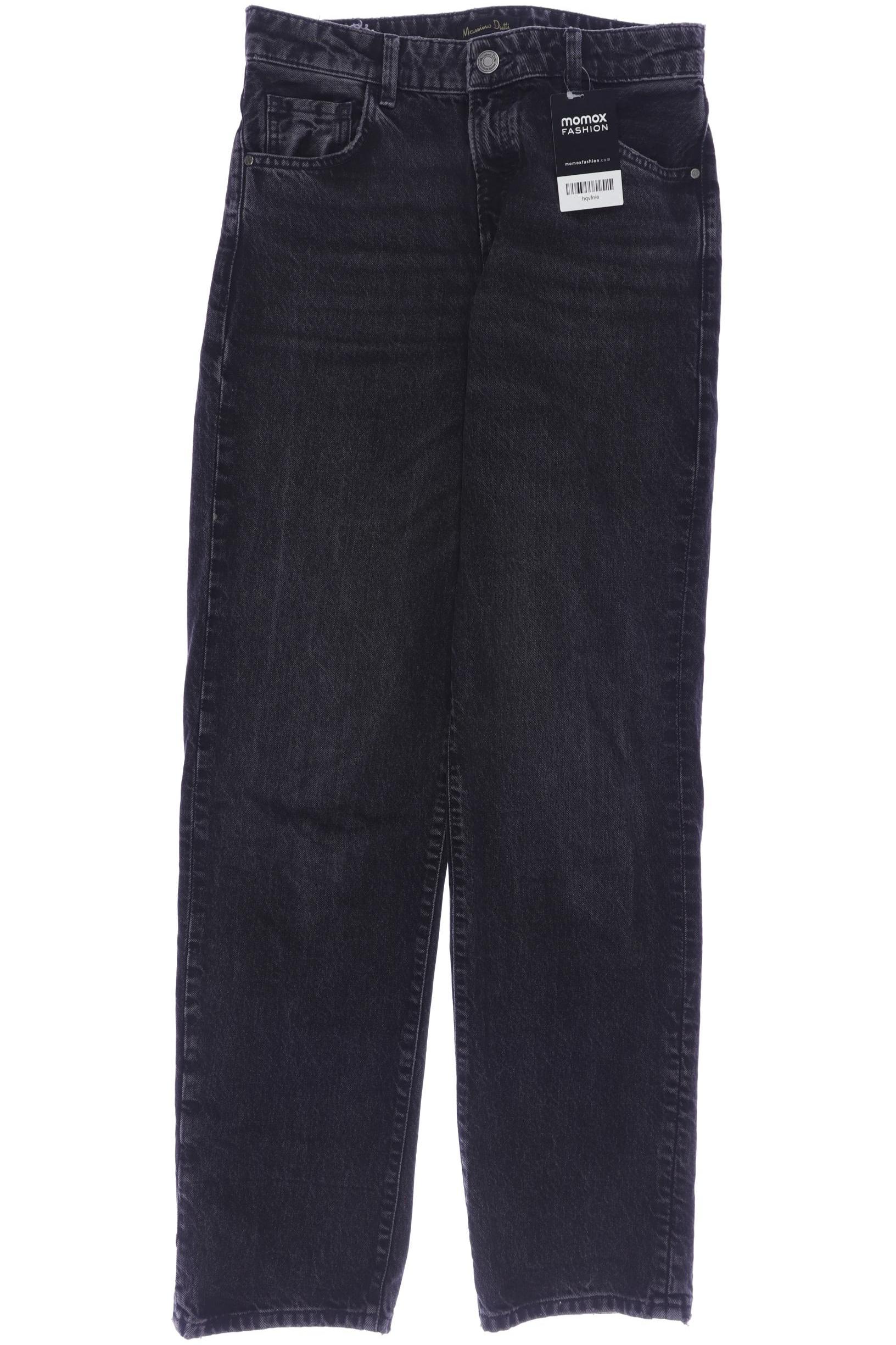 

Massimo Dutti Damen Jeans, schwarz, Gr. 36