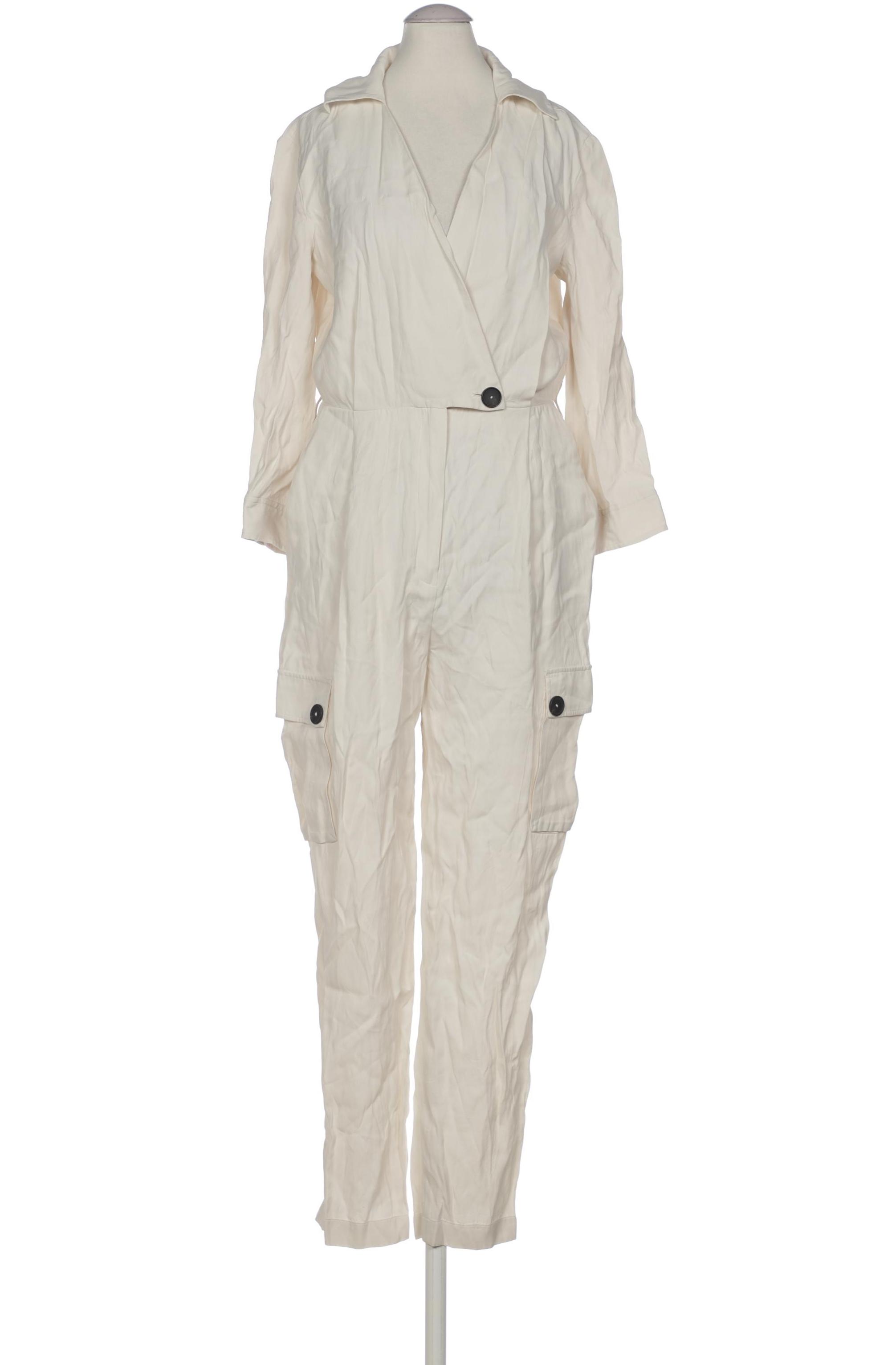 

Massimo Dutti Damen Jumpsuit/Overall, cremeweiß, Gr. 36