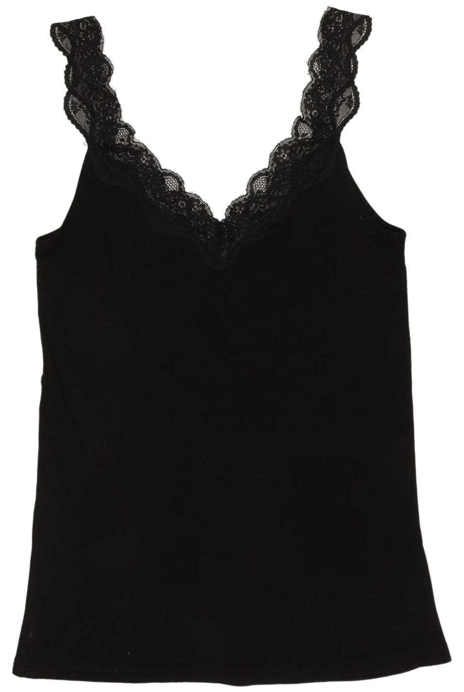 

Massimo Dutti Damen Top, schwarz, Gr. 36