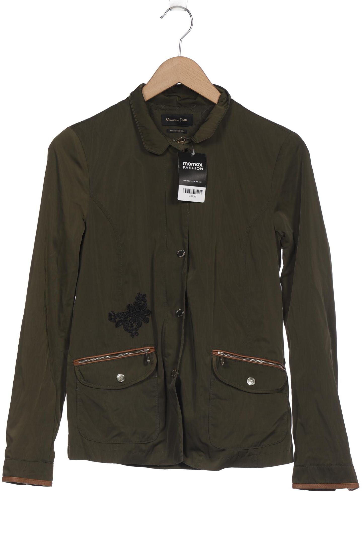 

Massimo Dutti Damen Jacke, grün, Gr. 38