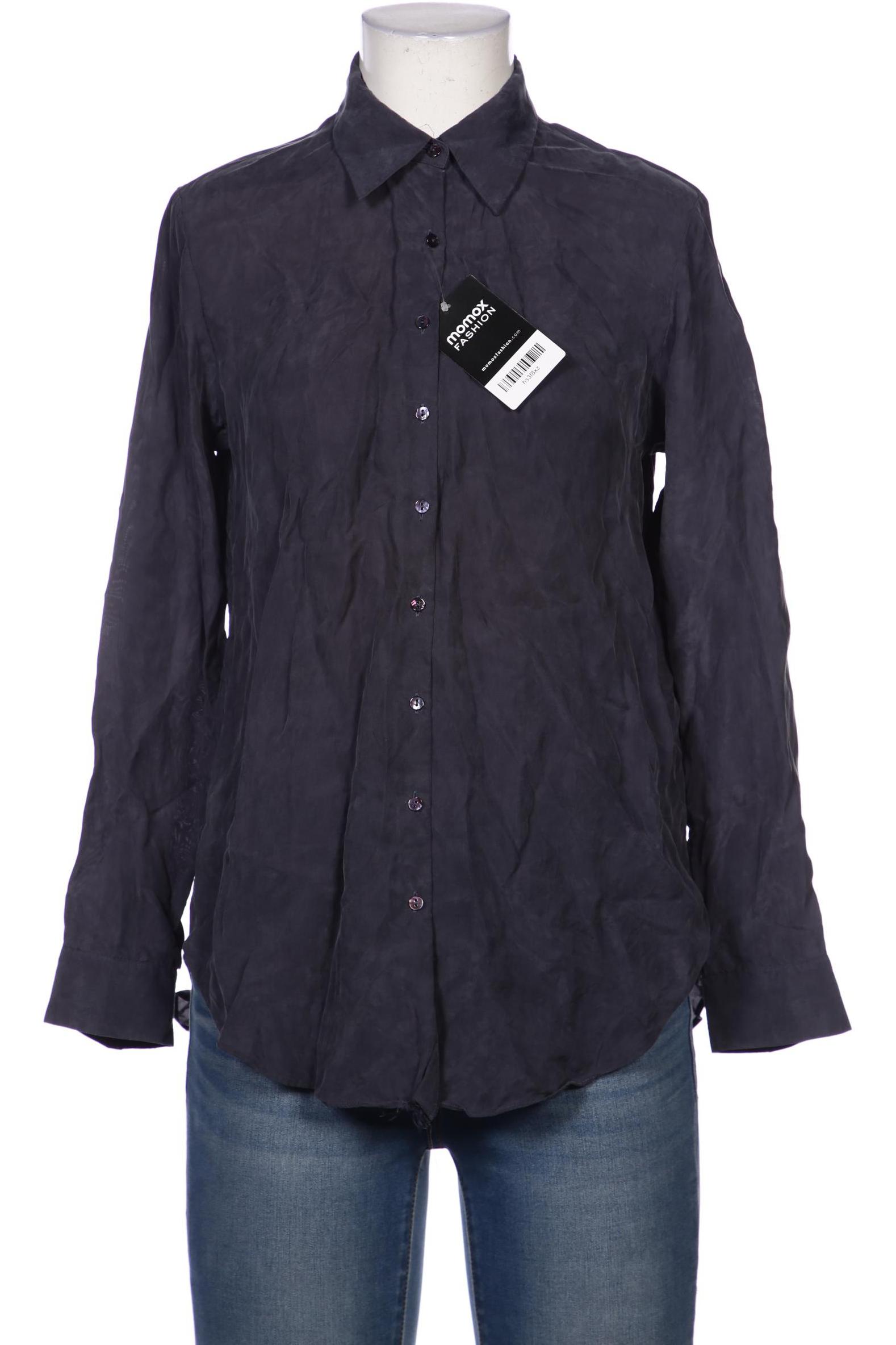 

Massimo Dutti Damen Bluse, marineblau, Gr. 34