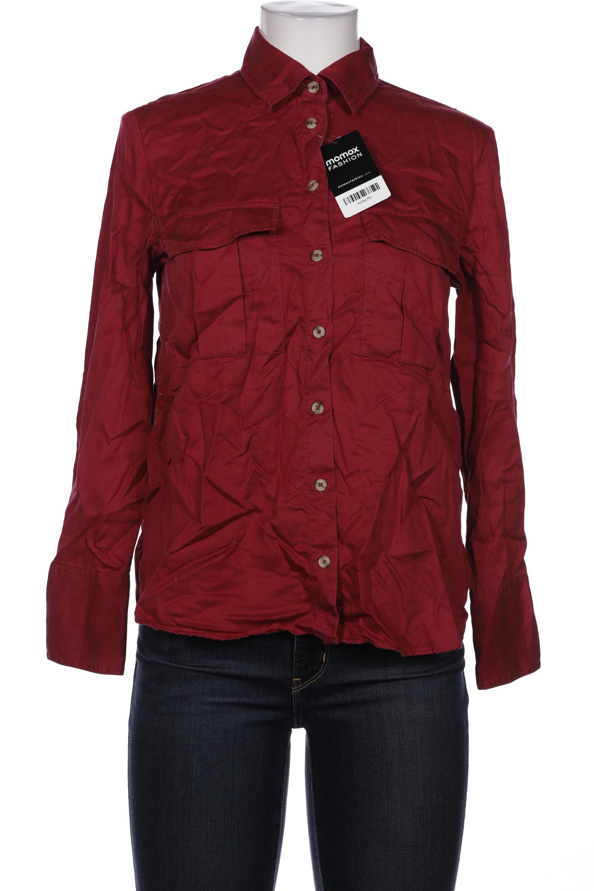 

Massimo Dutti Damen Bluse, bordeaux, Gr. 38