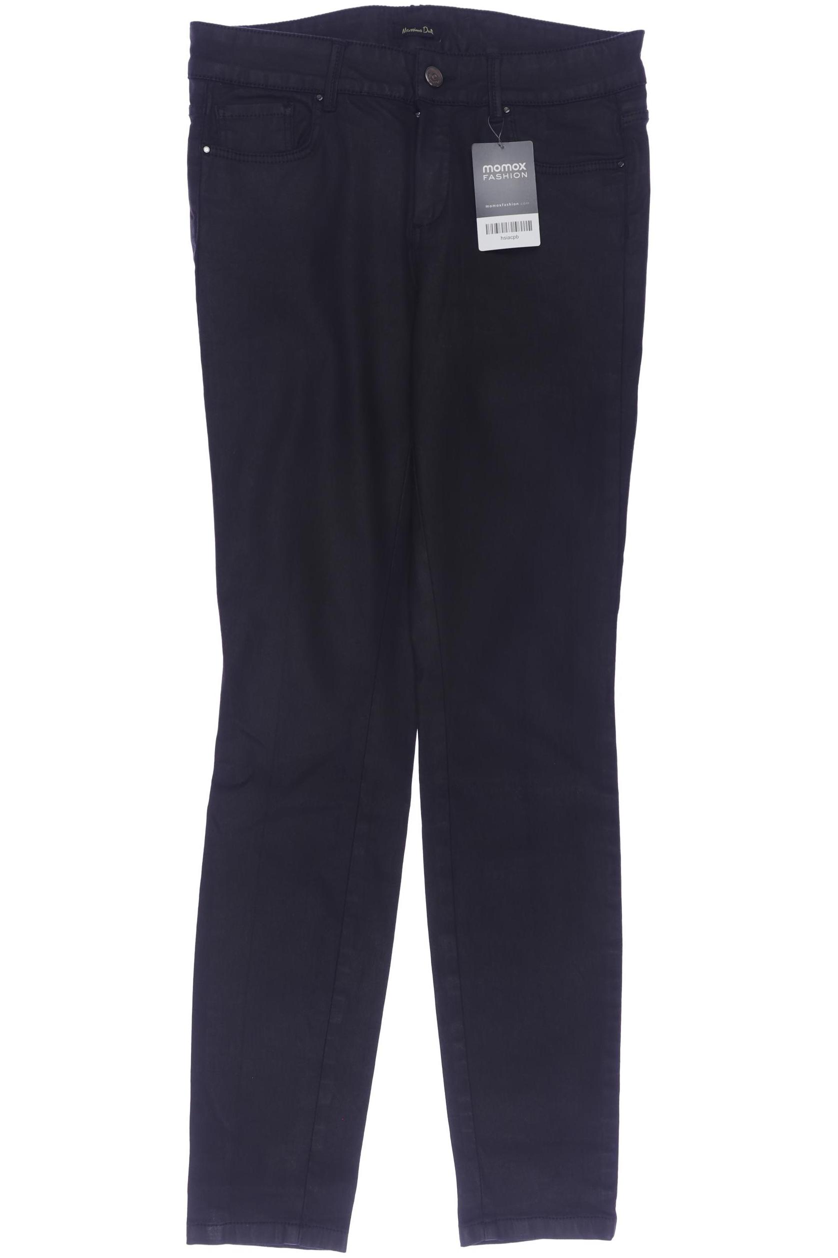 

Massimo Dutti Damen Stoffhose, schwarz, Gr. 38