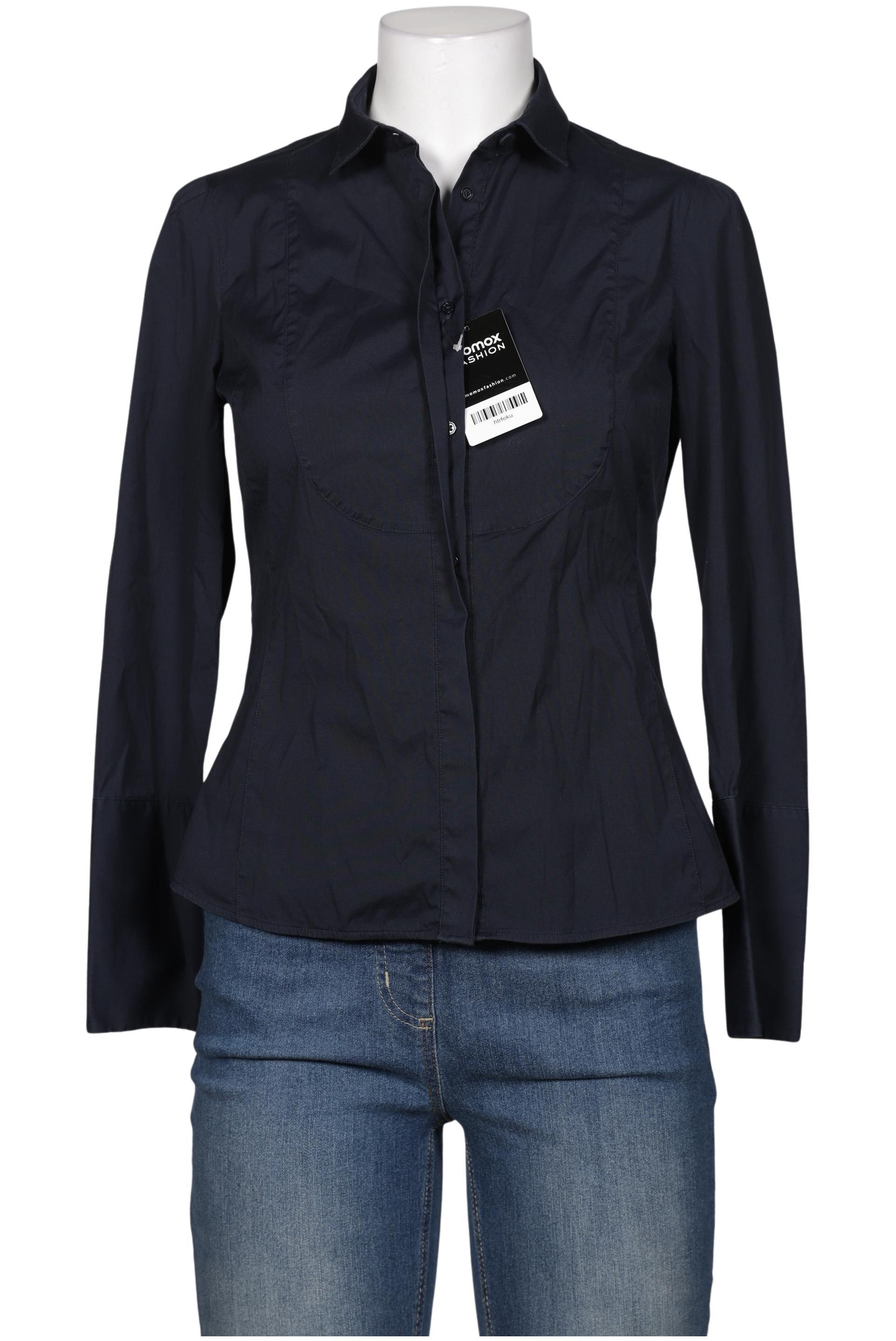 

Massimo Dutti Damen Bluse, marineblau, Gr. 40