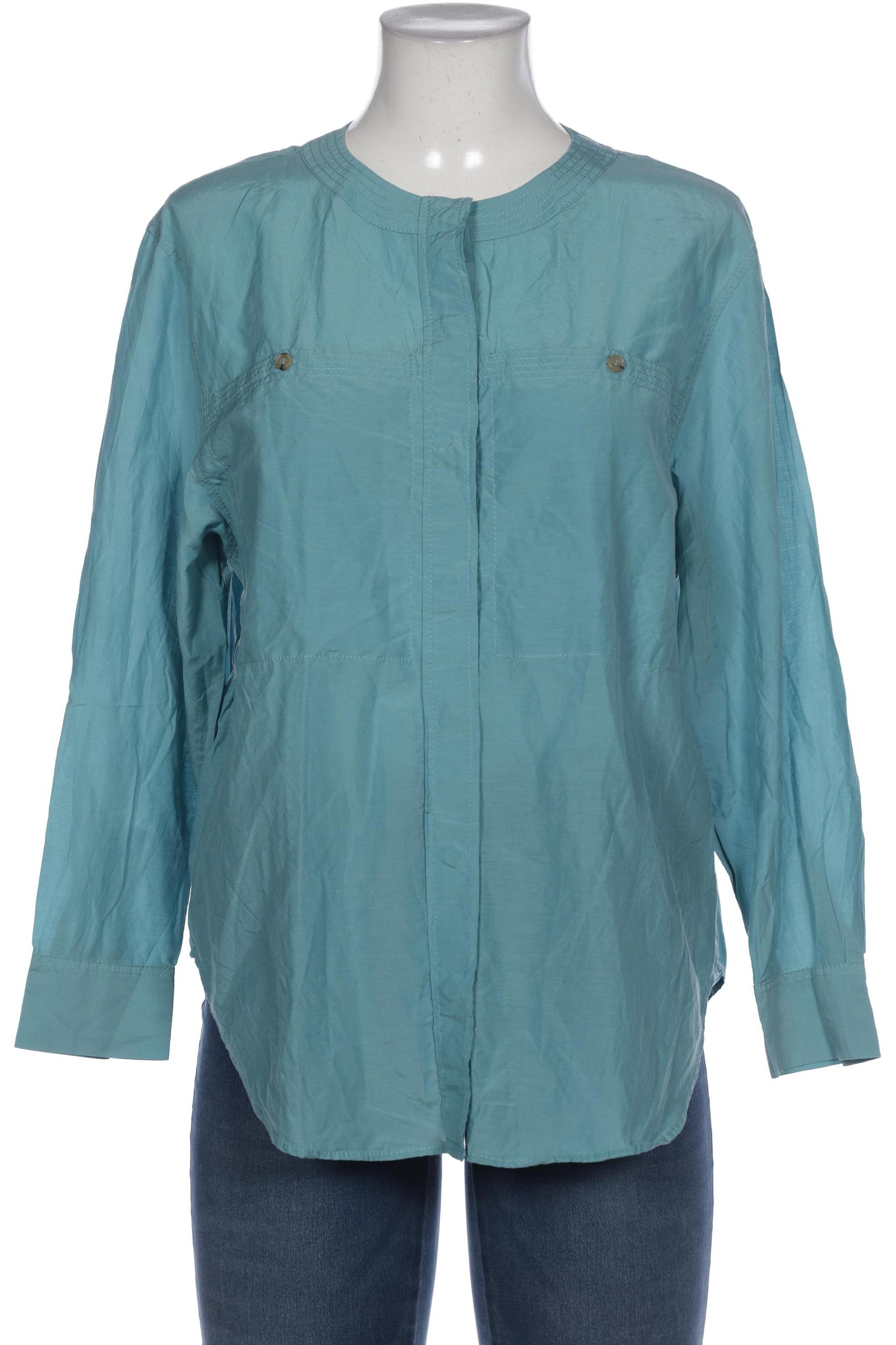 

Massimo Dutti Damen Bluse, türkis, Gr. 40