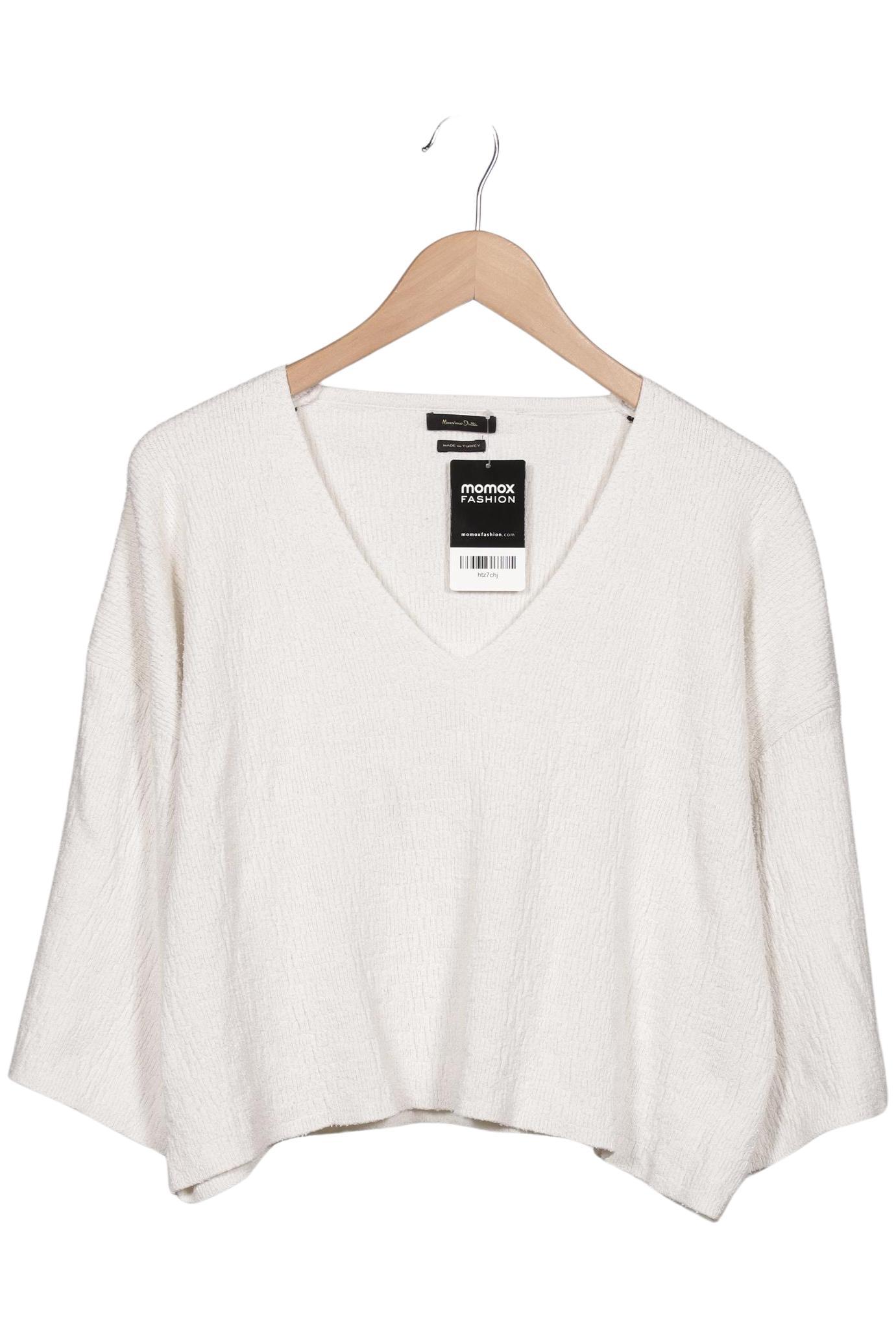 

Massimo Dutti Damen Pullover, weiß, Gr. 36