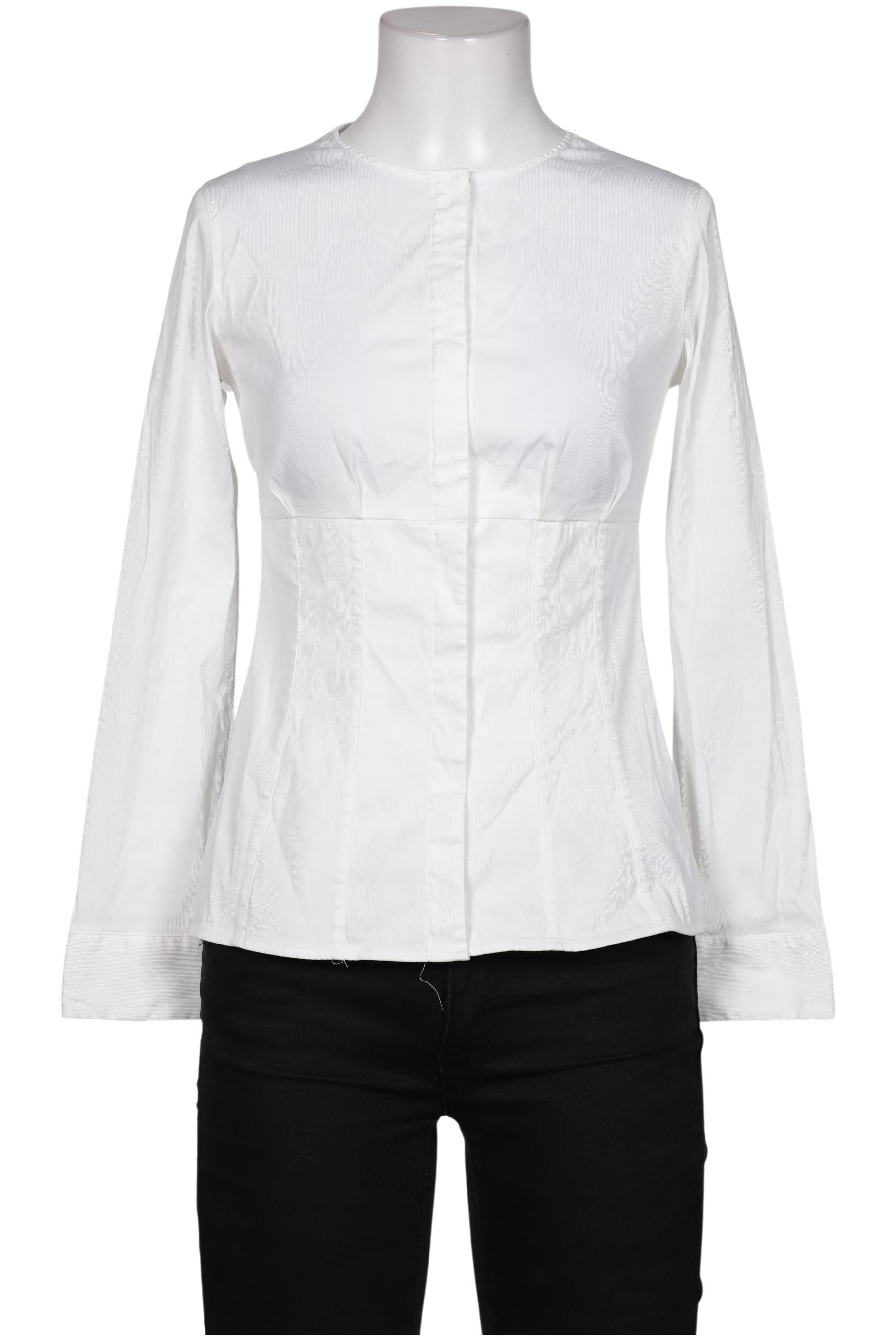 

Massimo Dutti Damen Bluse, weiß, Gr. 36