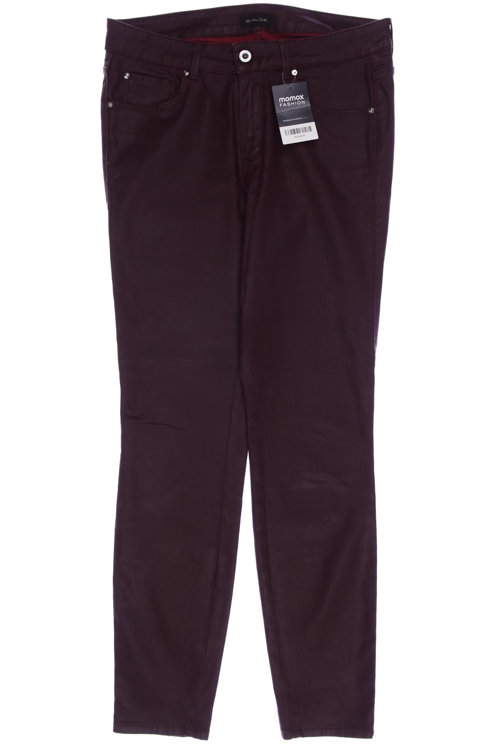 

Massimo Dutti Damen Stoffhose, bordeaux, Gr. 40