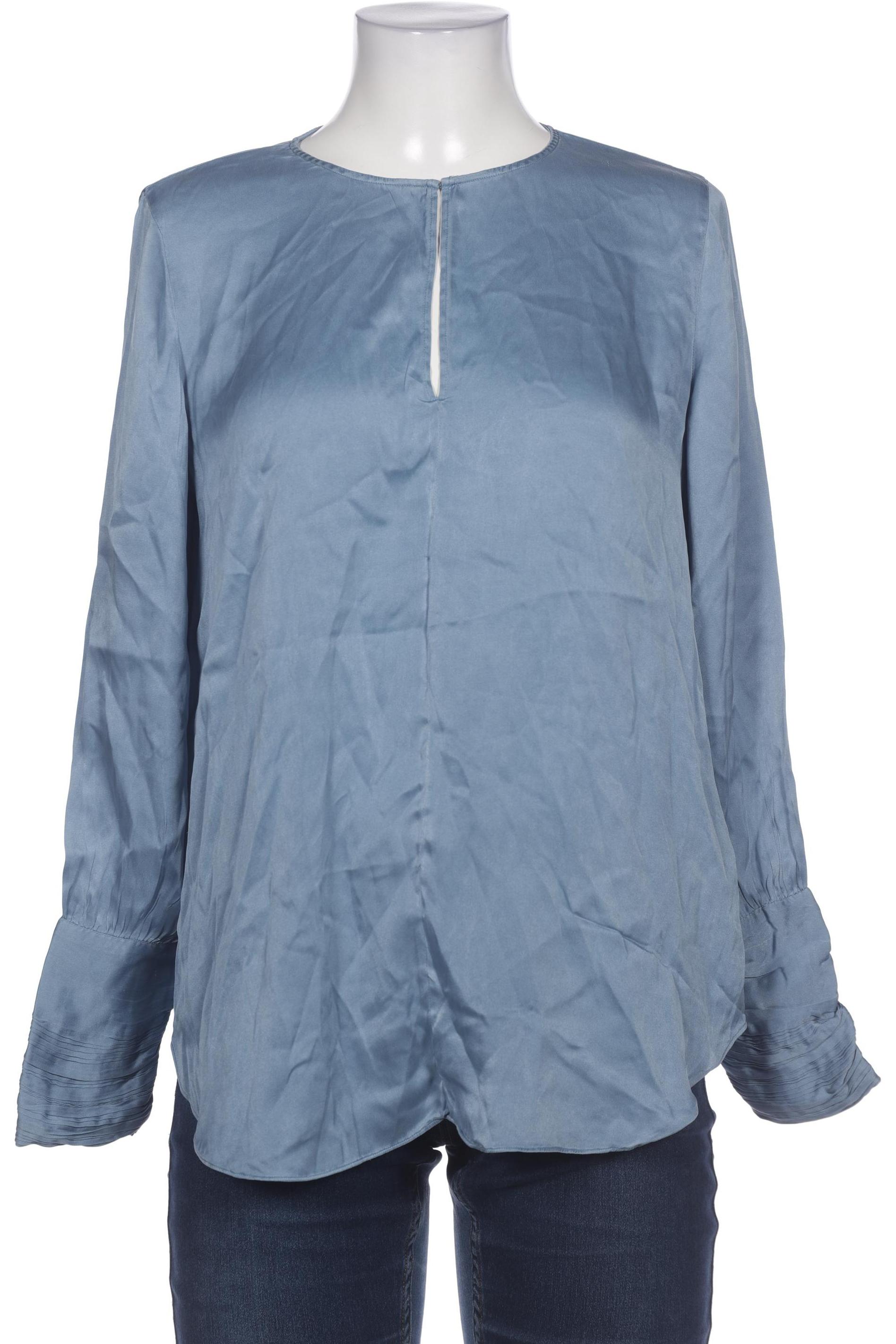 

Massimo Dutti Damen Bluse, blau, Gr. 42