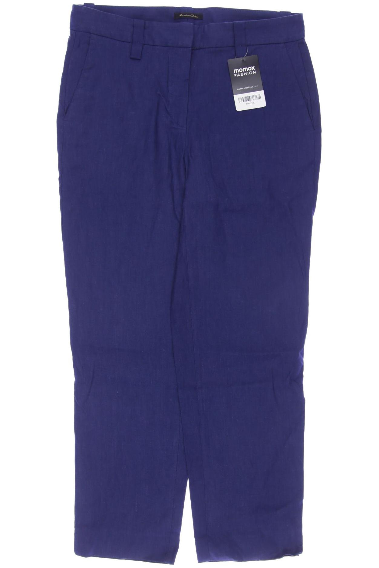

Massimo Dutti Damen Stoffhose, marineblau
