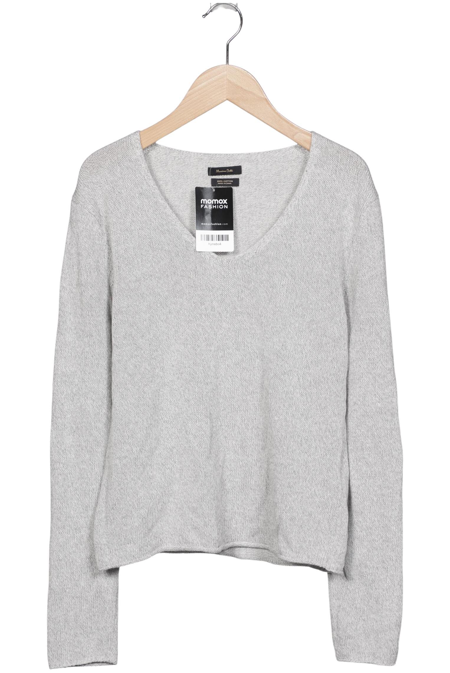

Massimo Dutti Damen Pullover, grau, Gr. 34