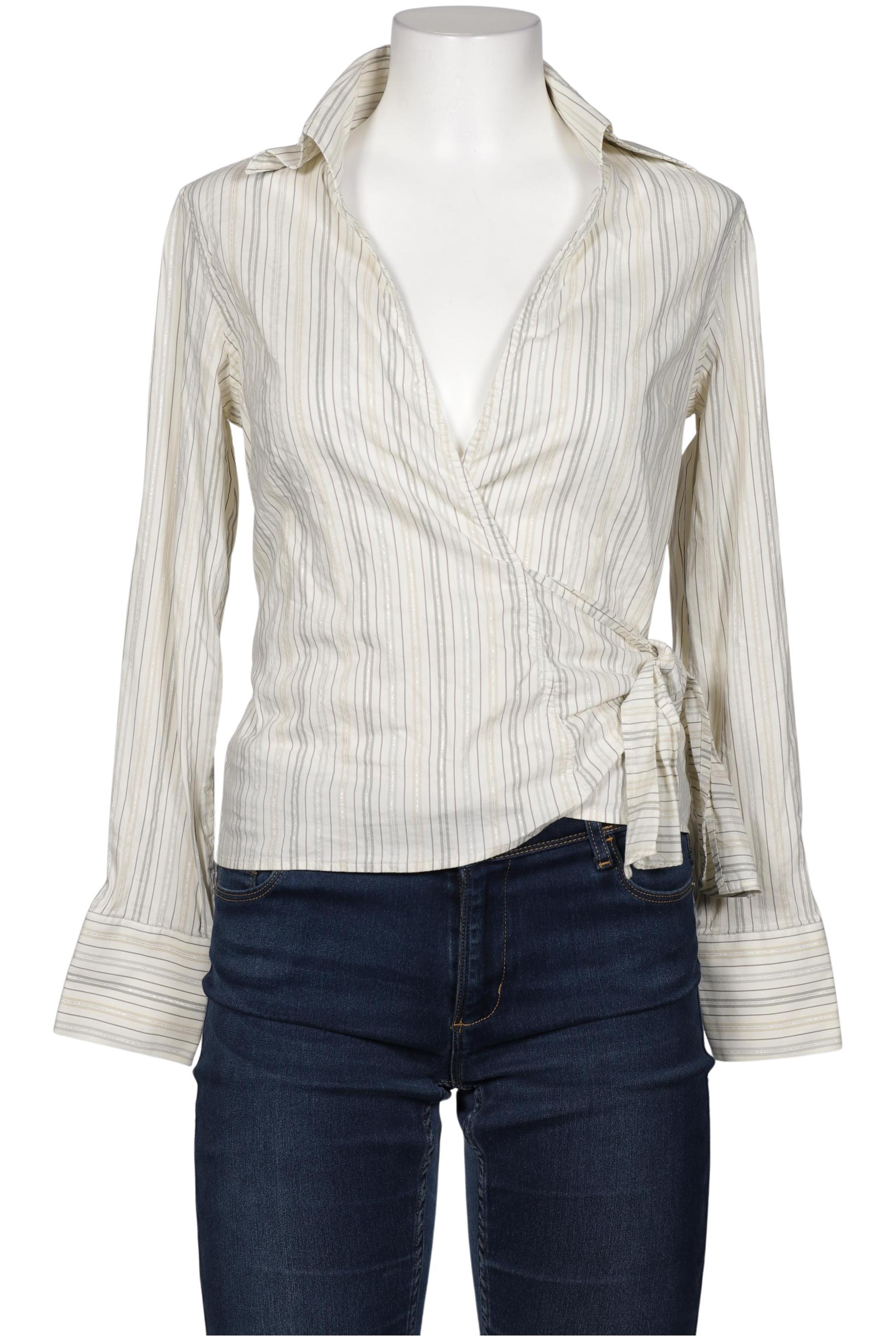 

Massimo Dutti Damen Bluse, cremeweiß, Gr. 38
