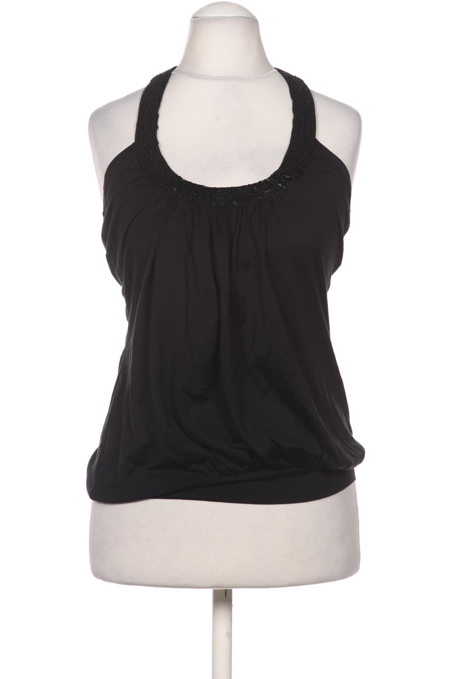 

Massimo Dutti Damen Top, schwarz, Gr. 36