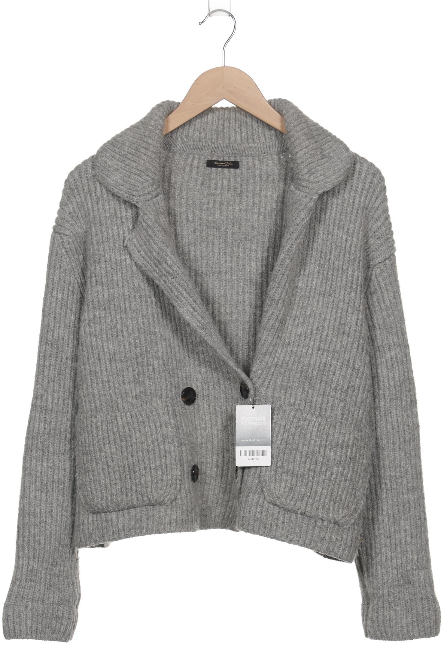 

Massimo Dutti Damen Strickjacke, grau, Gr. 38