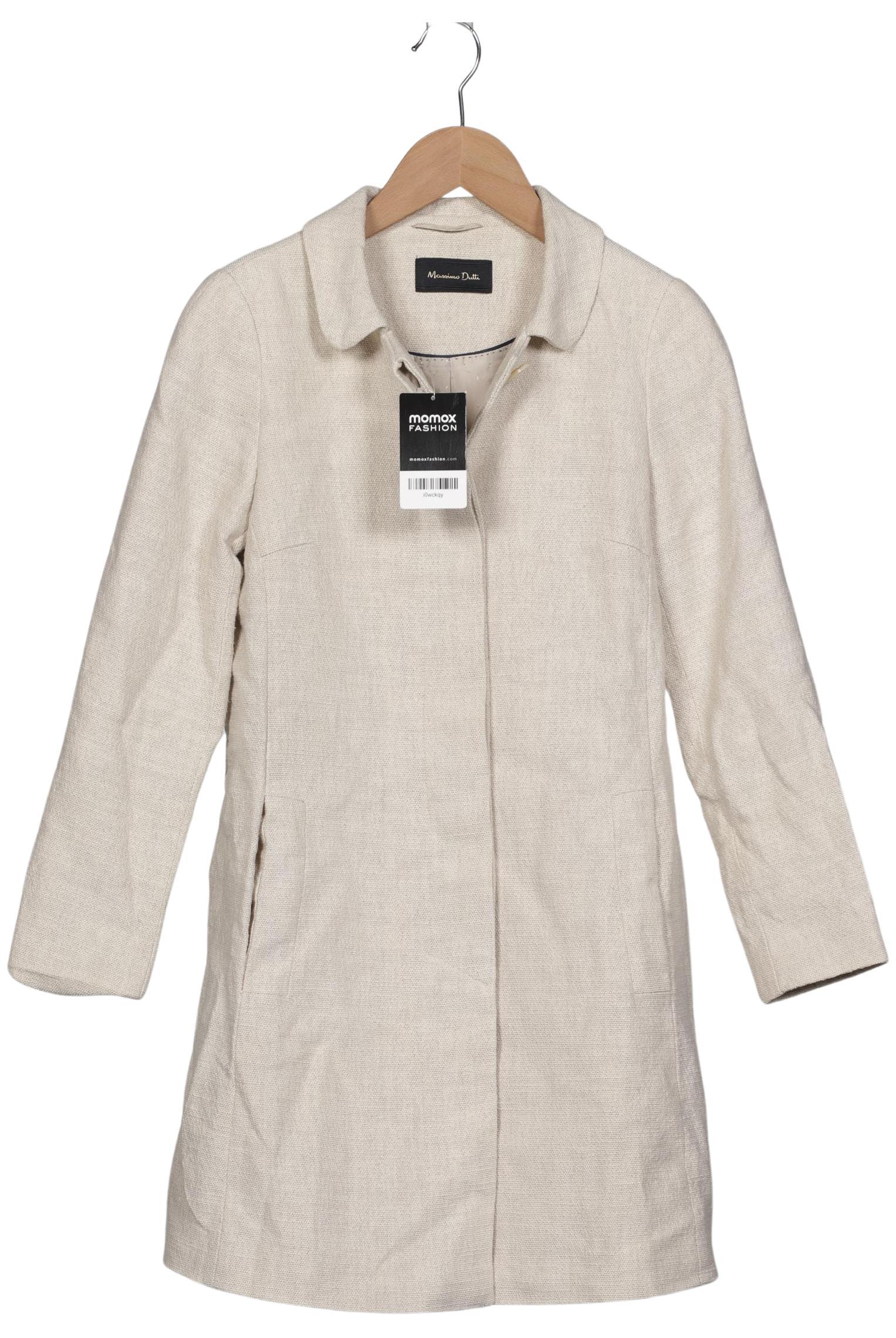 

Massimo Dutti Damen Mantel, beige, Gr. 36
