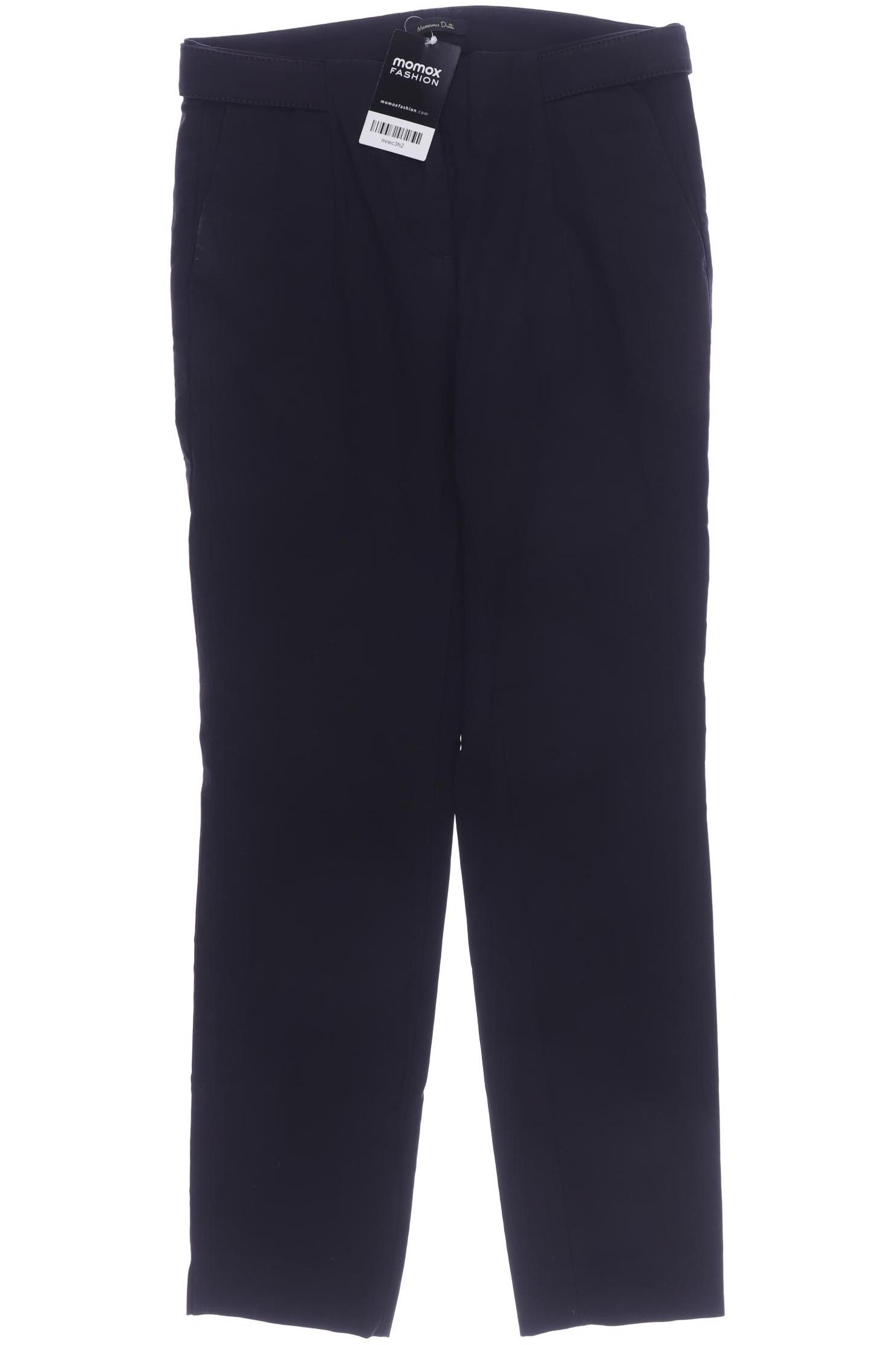 

Massimo Dutti Damen Stoffhose, schwarz, Gr. 36